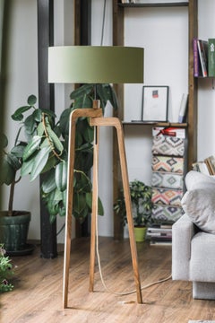 Floor Lamp Iris Solid Wood
