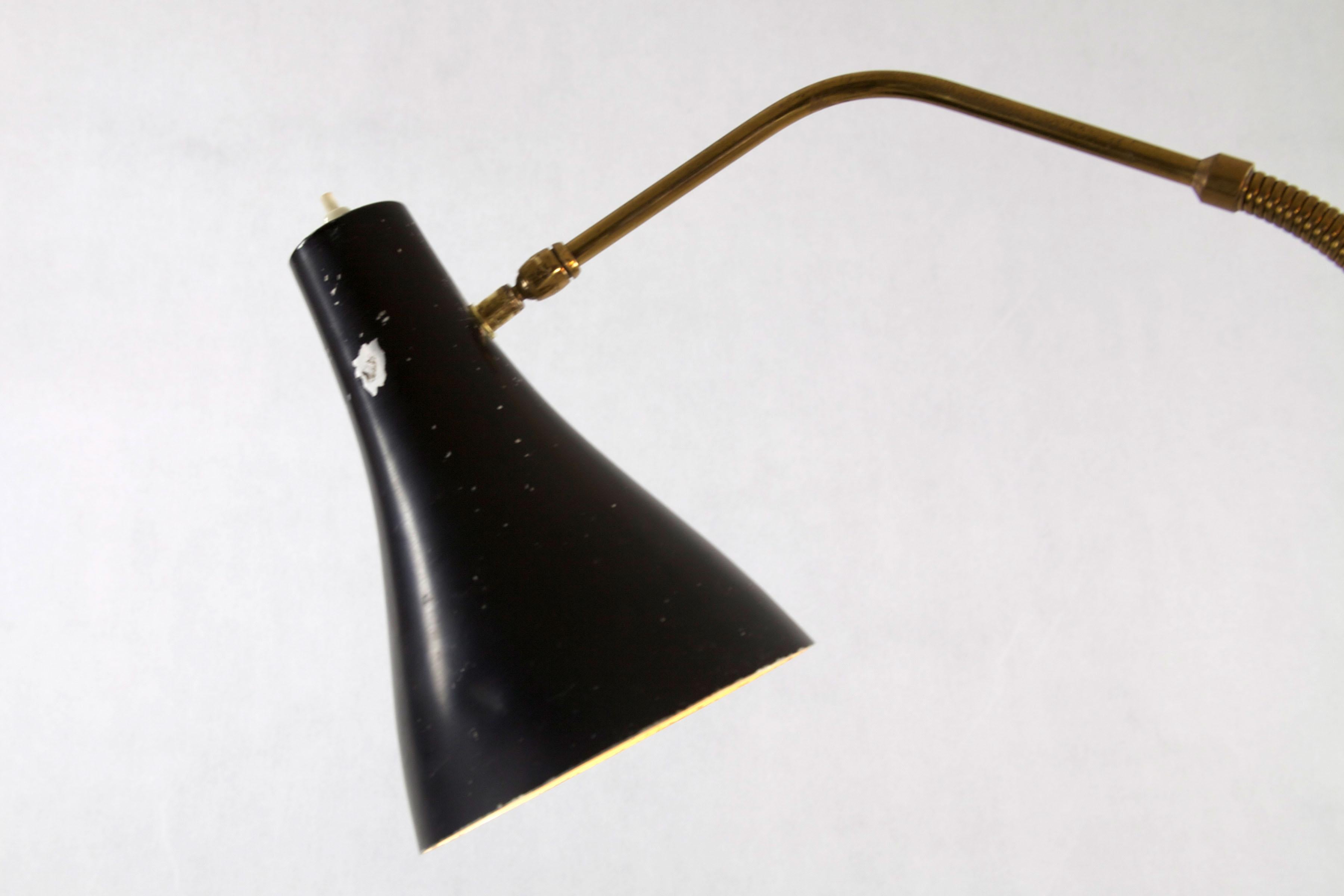 Lacquered Floor Lamp, Italy, 1950s For Sale