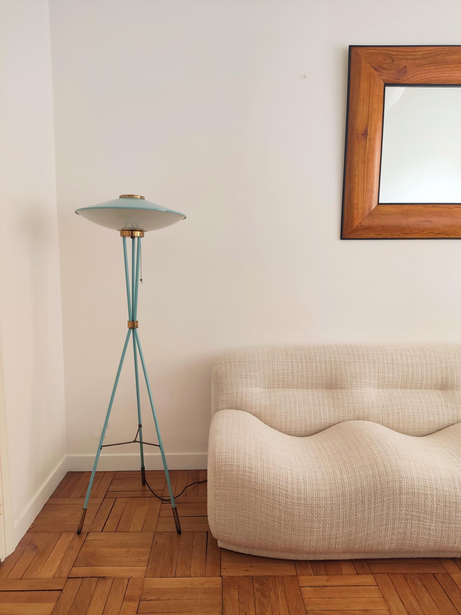 Lampada da terra  - Italia anni '50 In condizioni buone in vendita a Paris, FR