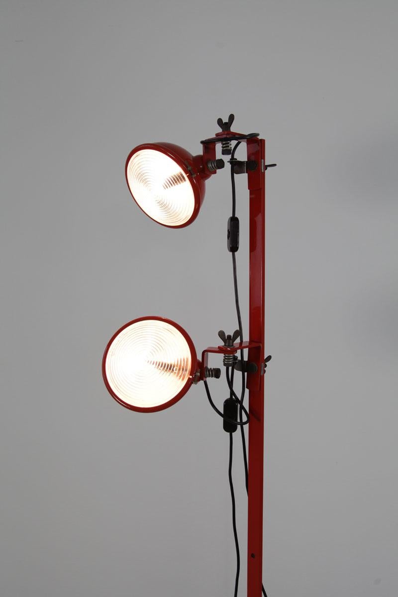 Lacquered  Floor Lamp, Jeep, Designed by Cesare Leonardi and Franca Stagi, Lumenform