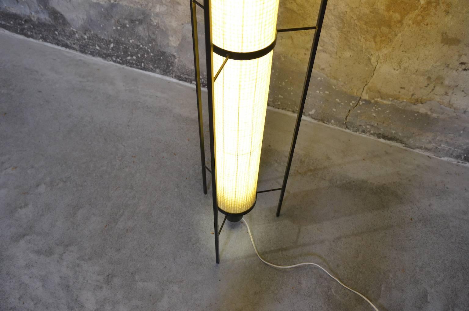 Kho Liang Ie K46 Rice Paper Floorlamp for Artifort, Netherlands In Good Condition In RHEEZERVEEN, Overijssel
