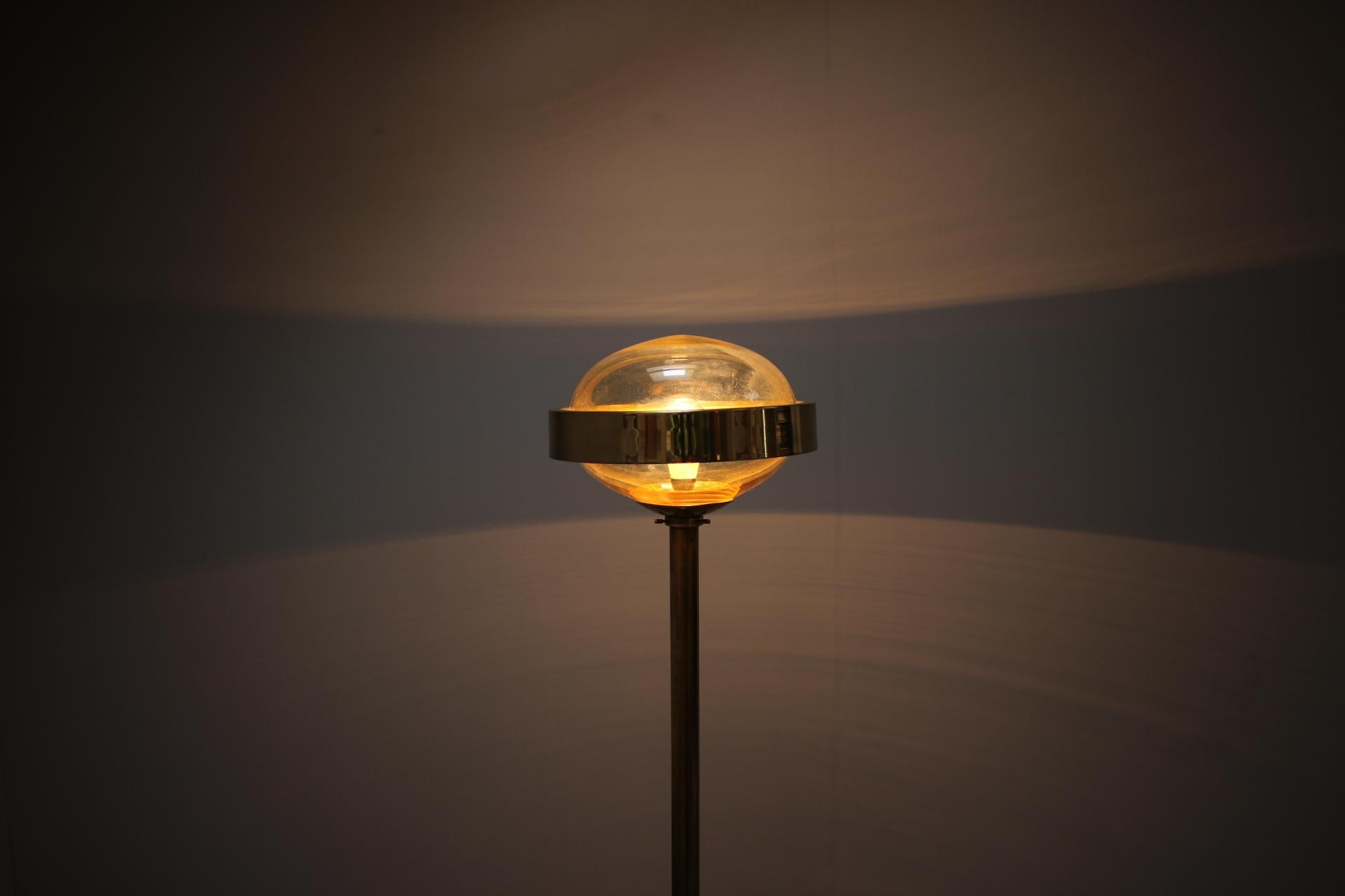 Floor Lamp Kamenický Šenov Space Age UFO, 1970s 6
