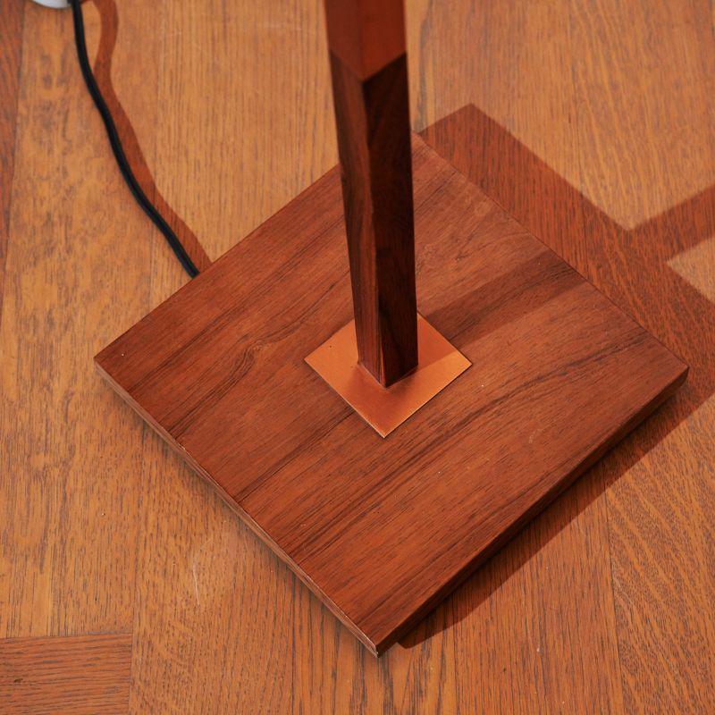 Floor Lamp ‘Kardinal’ in Brazilian Rosewood, Designed by Jo Hammerborg In Good Condition For Sale In Berlin, BE