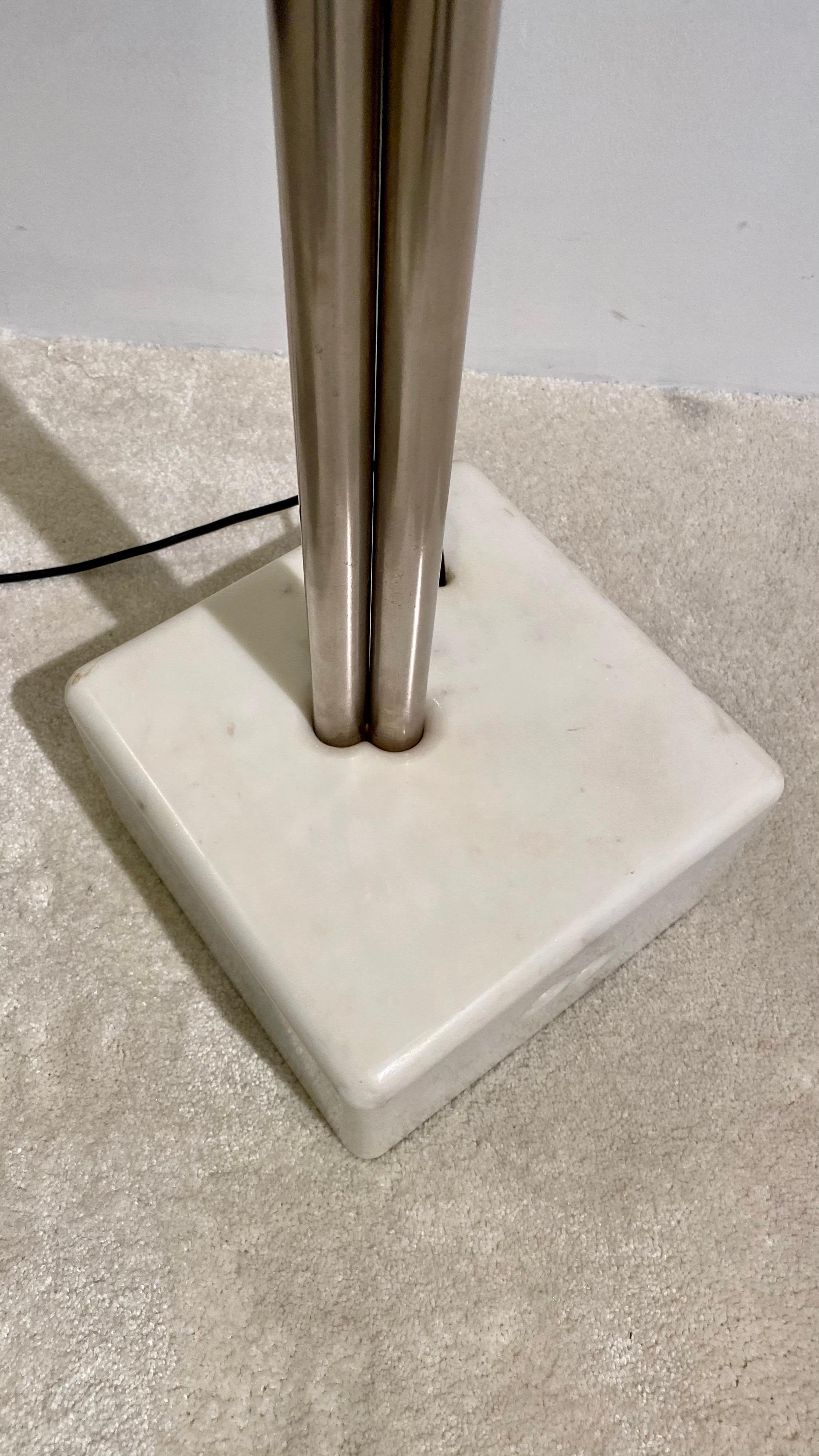 Steel Floor Lamp Laser by Giorgio De Ferrari, 1970s For Sale