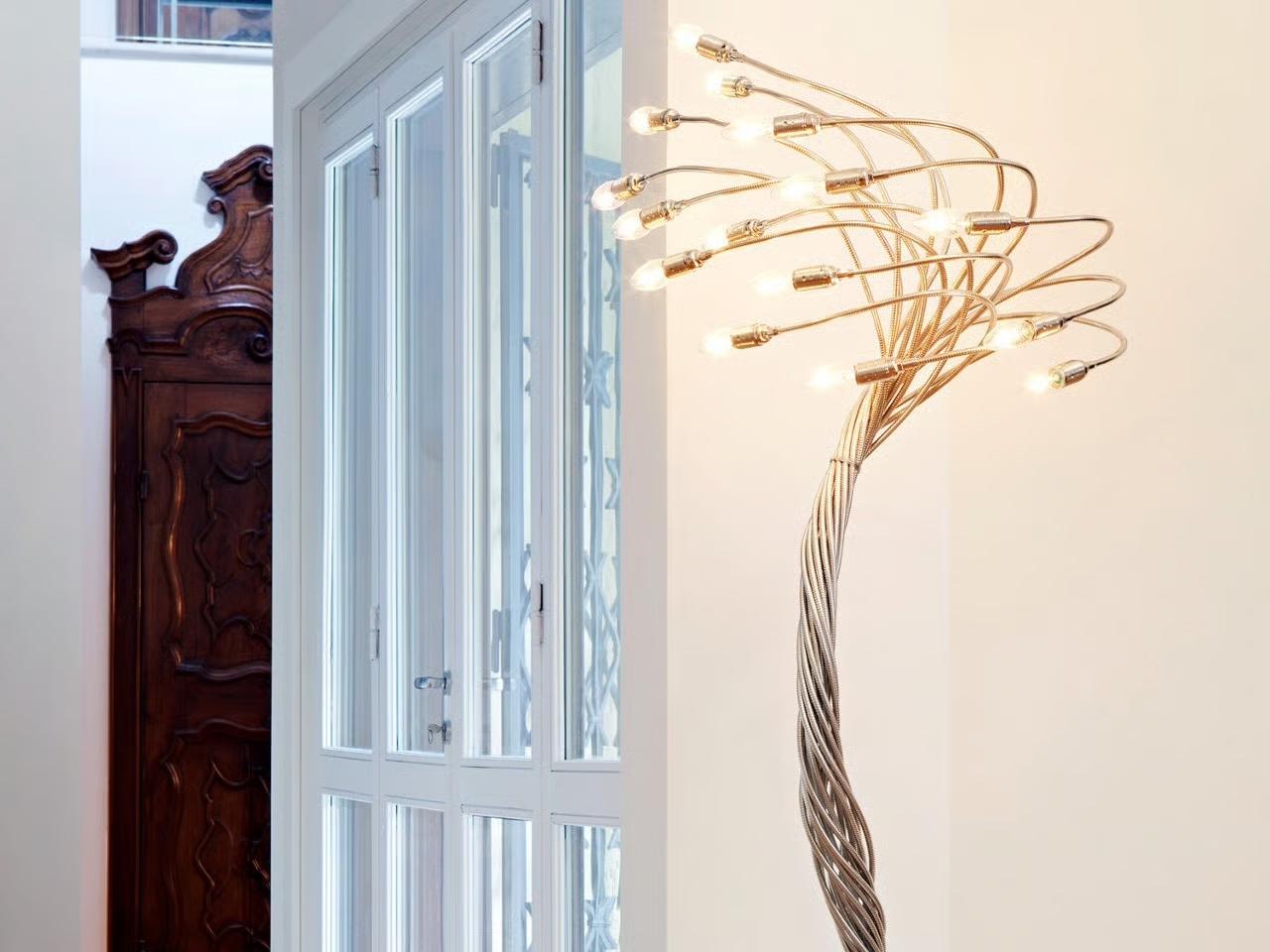 Lámpara de pie Catellani & Smith Sottovento Latón en venta