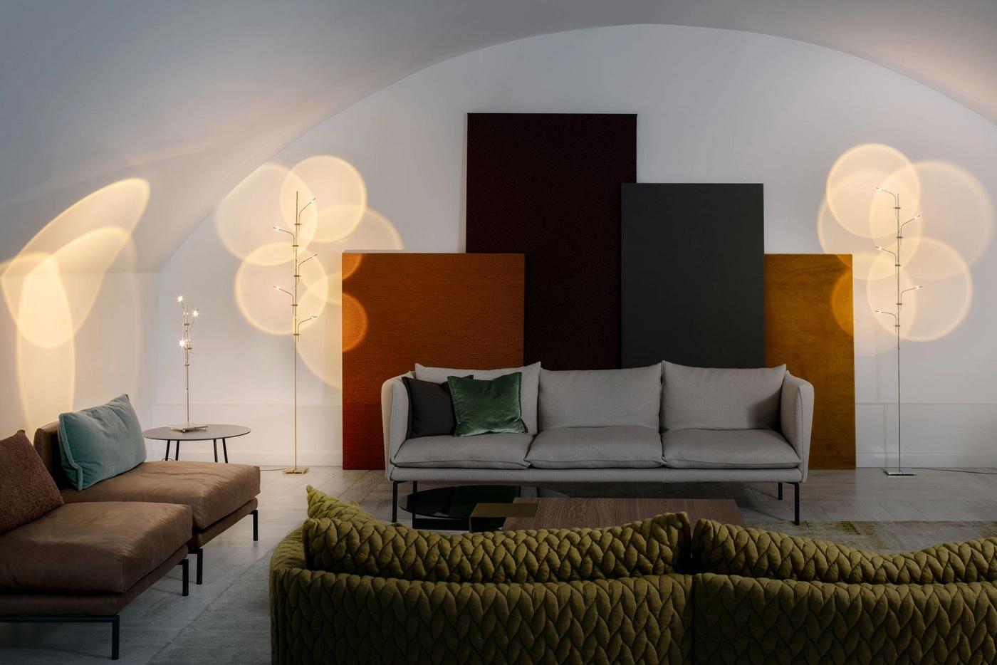 Metallo Lampada da terra led Catellani & Smith Wa Wa - Ottone in vendita