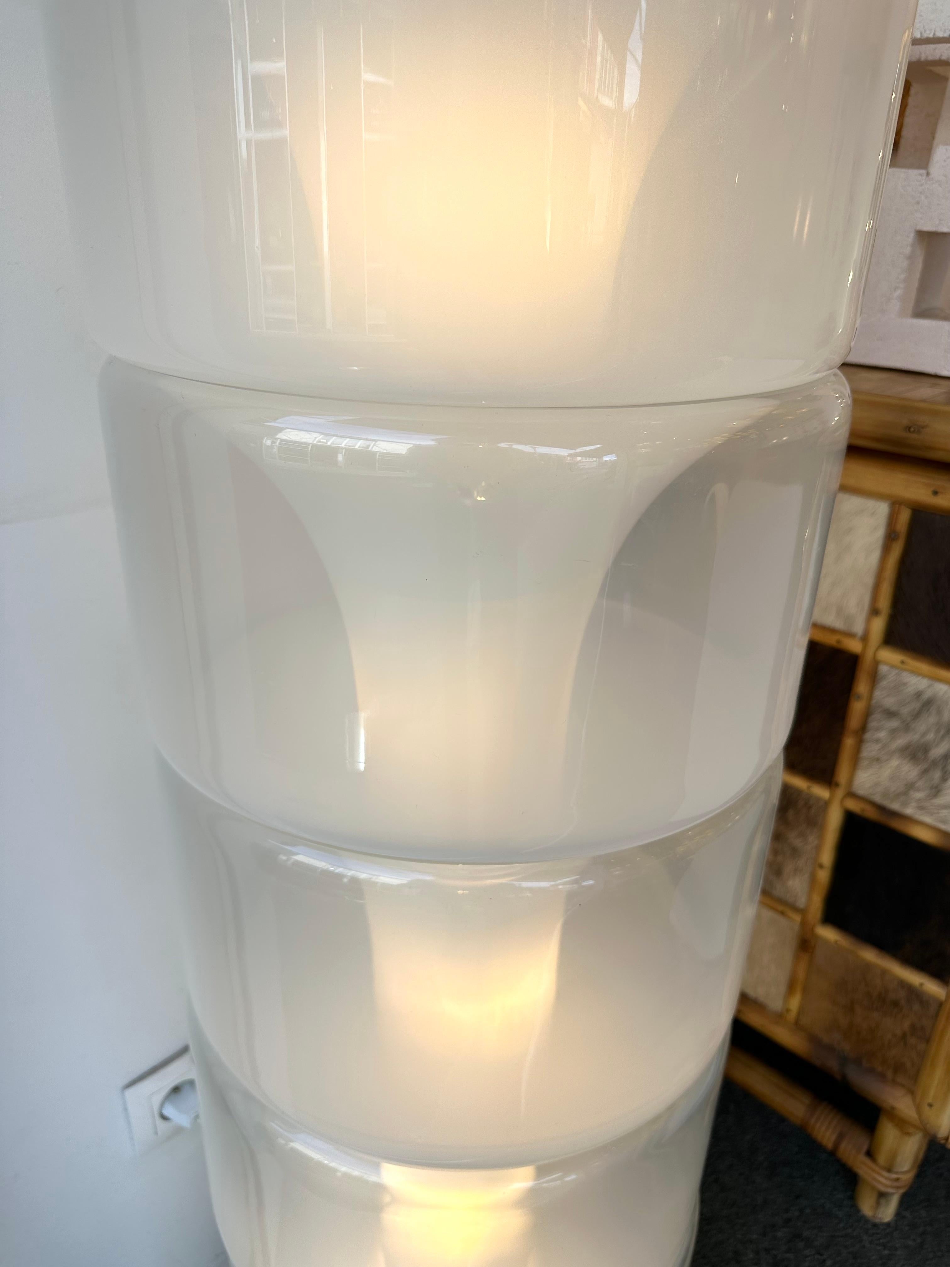 Stehlampe  LT316 Murano Glas von Carlo Nason für Mazzega, Italien, 1970er Jahre (Ende des 20. Jahrhunderts) im Angebot