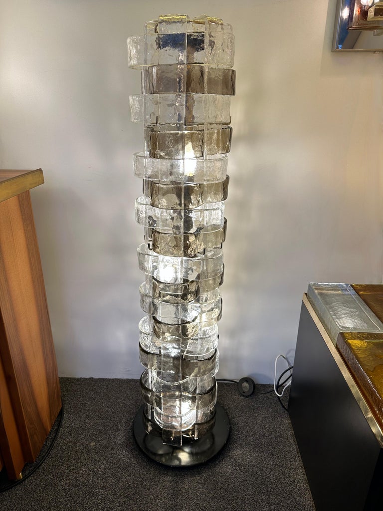 Floor Lamp LT378 Murano Glass by Carlo Nason for Mazzega Floor Lamp LT378 Murano Glass by Carlo Nason for Mazzega