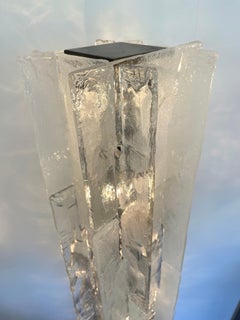 Floor Lamp LT379 Murano Glass Metal by Carlo Nason for Mazzega, Italy, 1970s