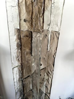 Floor Lamp LT379 Murano Glass Metal by Carlo Nason for Mazzega, Italy, 1970s
