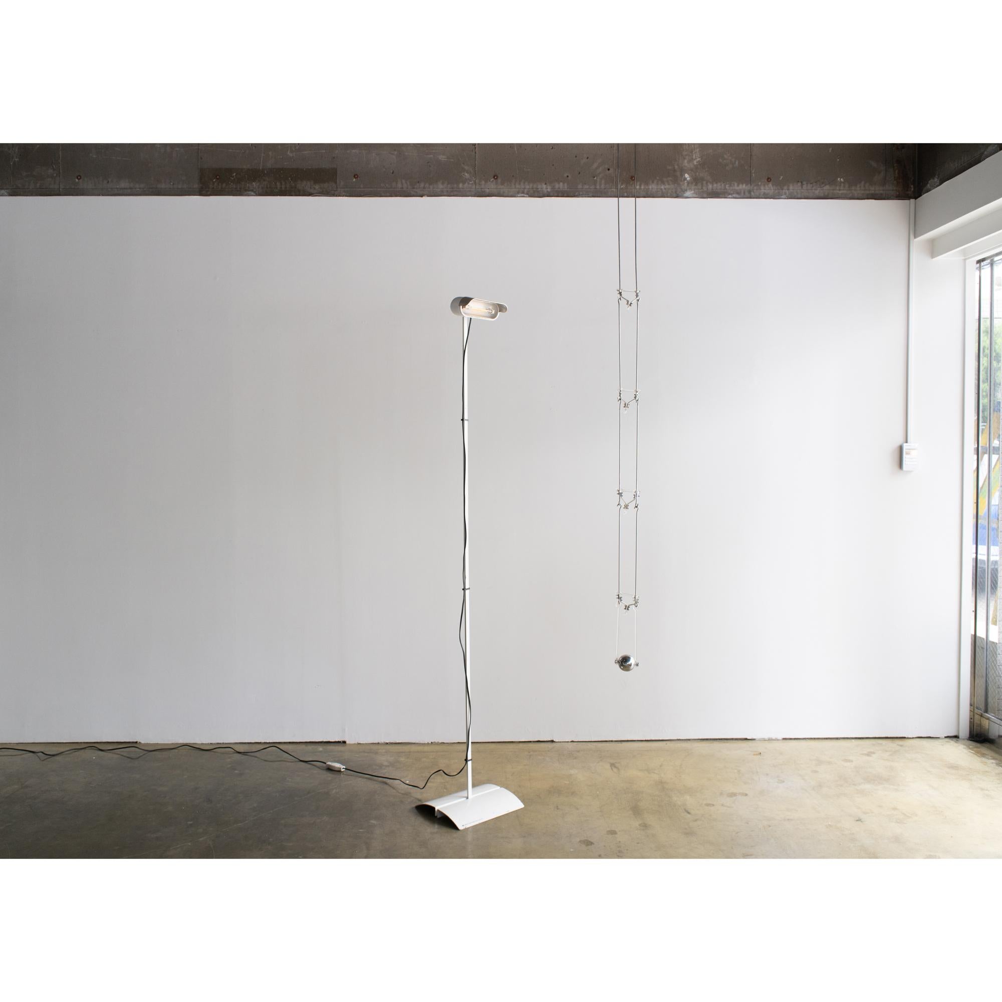 Lampada da terra Luci anni '70-'80 stile moderno italiano Stilnovo in vendita 3