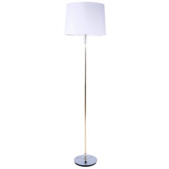 Floor Lamp Lucite Brass Turquoise Base, 1960s