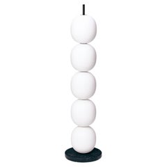 Floor Lamp 'Mainkai 5' by Man of Parts, Verde Alpi Marble Base (Green)