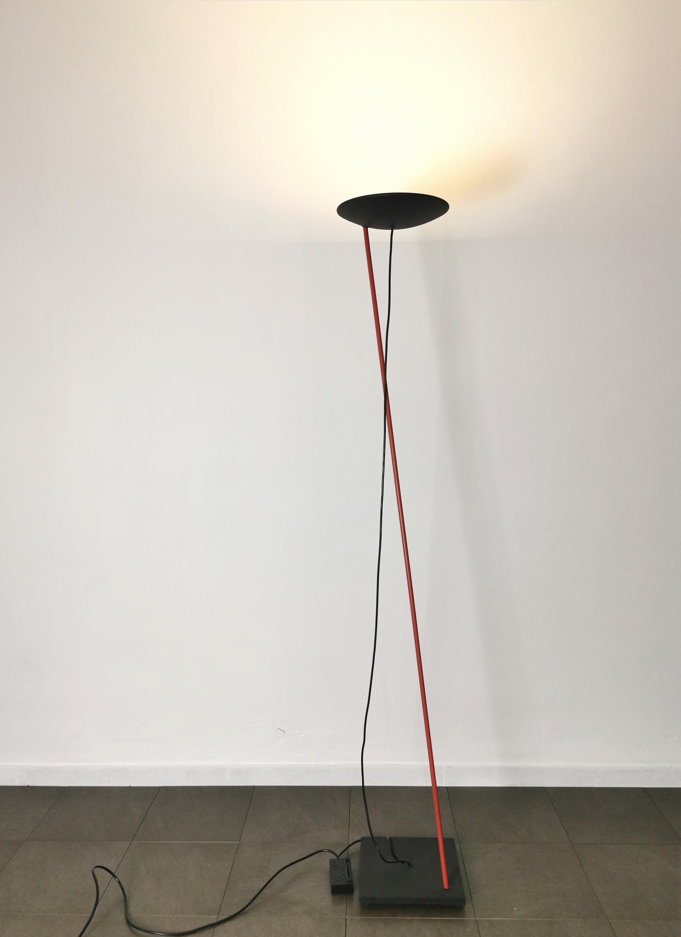 Enameled Floor Lamp Metal Barbaglia and Colombo for PAF Studio 