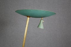 Floor Lamp Midcentury Attributed to BBPR Studio in Brass and Iron, 1940s