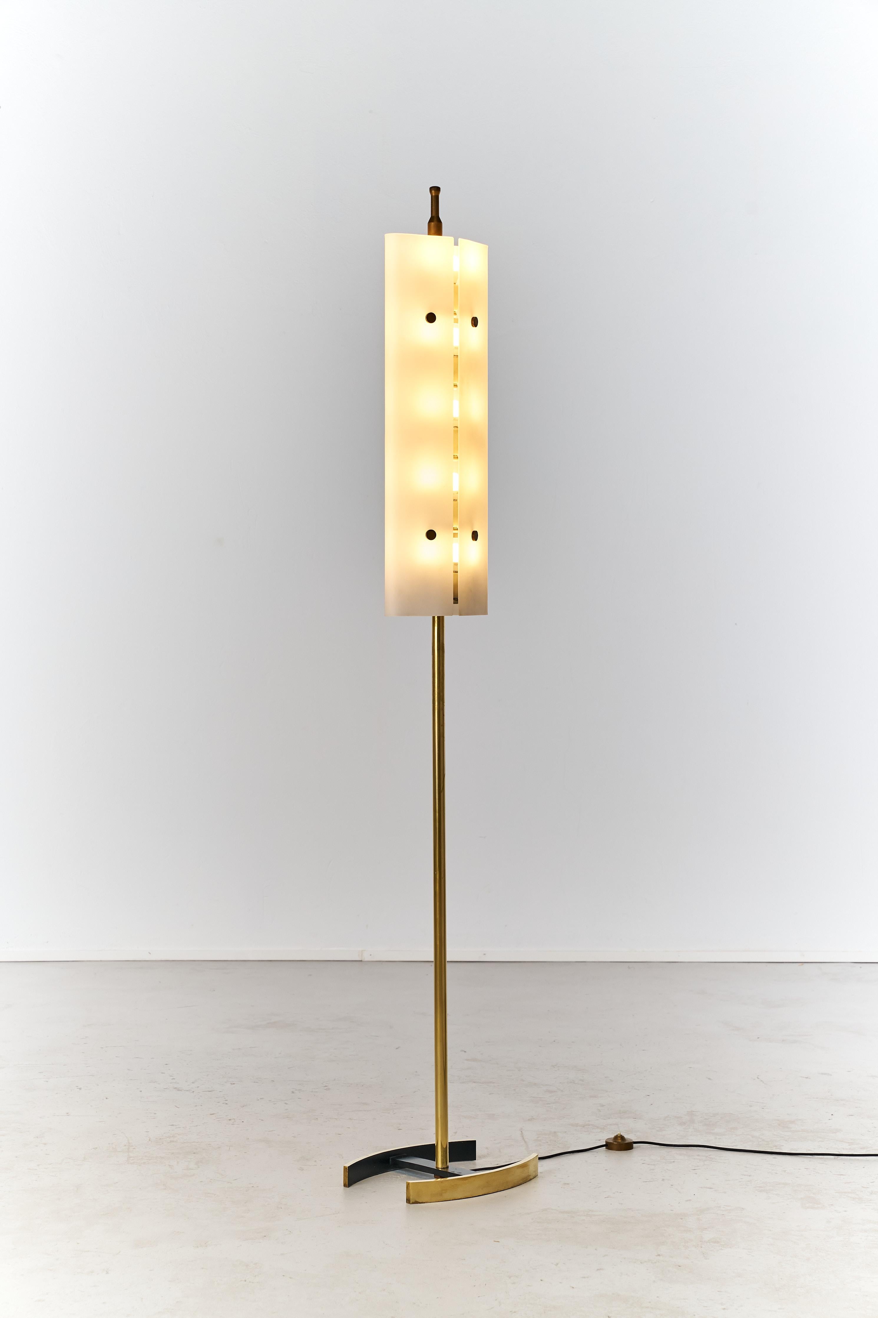 italien Lampadaire Mod 12707 d'Angelo Lelii pour Arredoluce, Italie, 1958 en vente