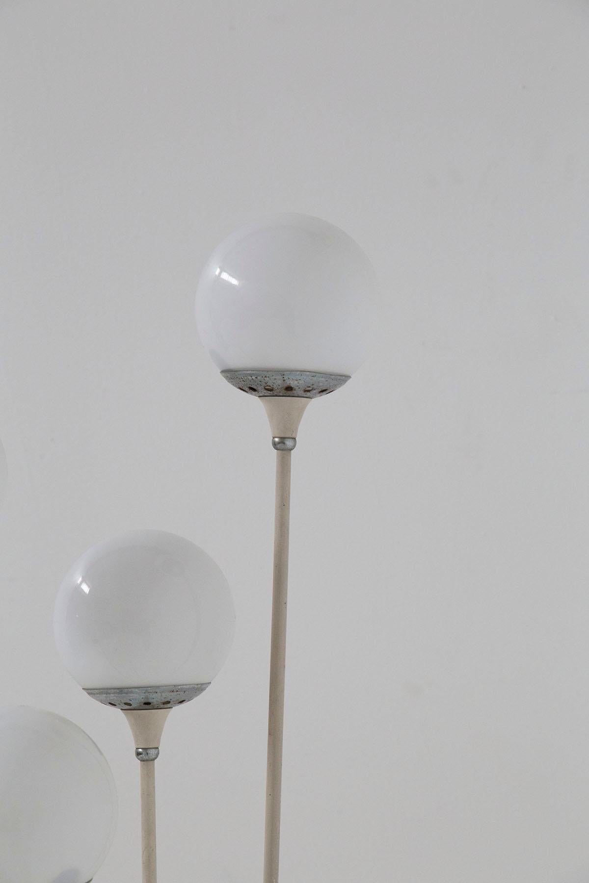 Aluminum Floor lamp Mod. Alberello by Stilnovo