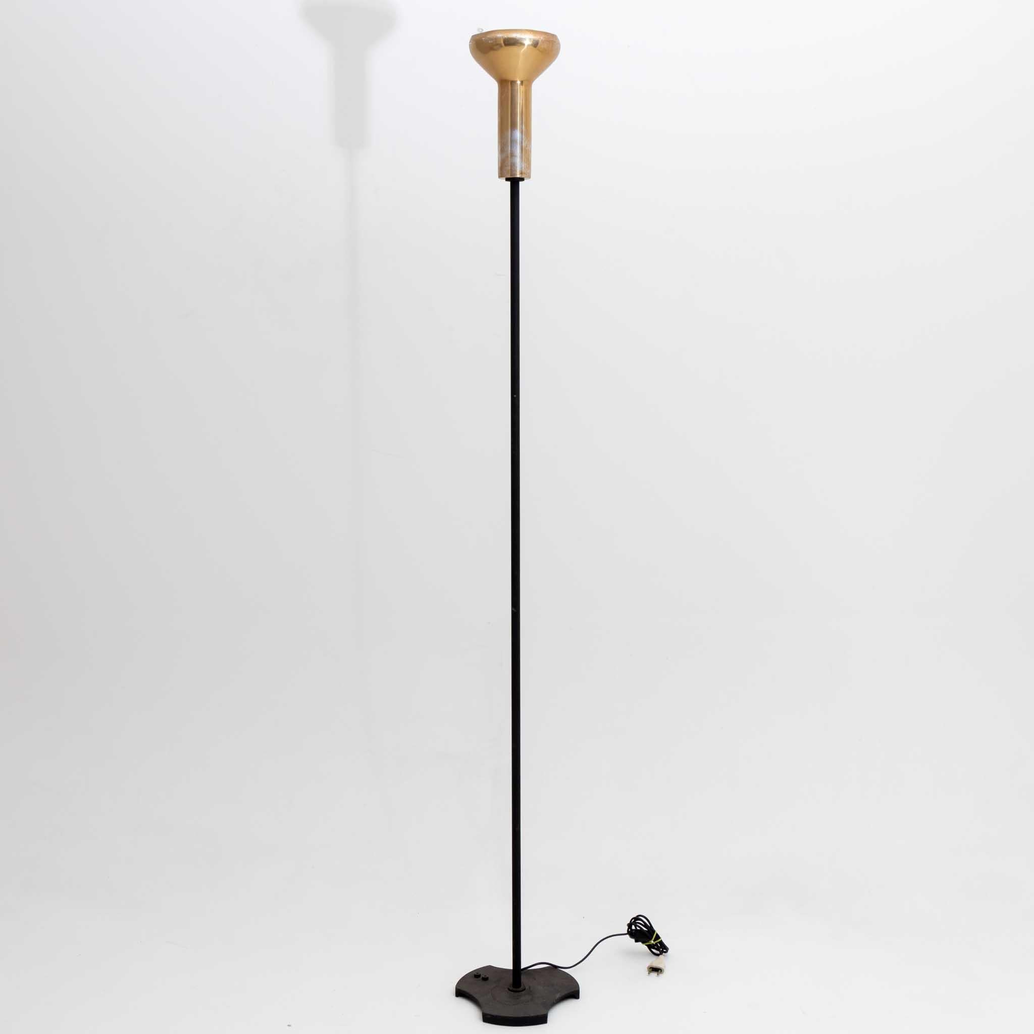 Mid-Century Modern Floor Lamp Model 1073/3 by Gino Sarfatti for Arteluce, Italy 1956 For Sale