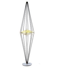 Lampada da terra Model 12628 "Siluro" di Angelo Lelli per Arredoluce, Italia