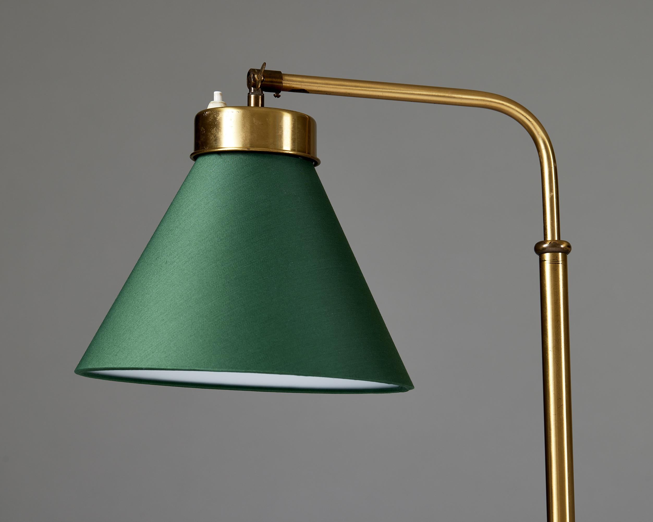 Swedish Floor Lamp Model 1842 Designed by Josef Frank for Svenskt Tenn, Sweden, 1932 For Sale