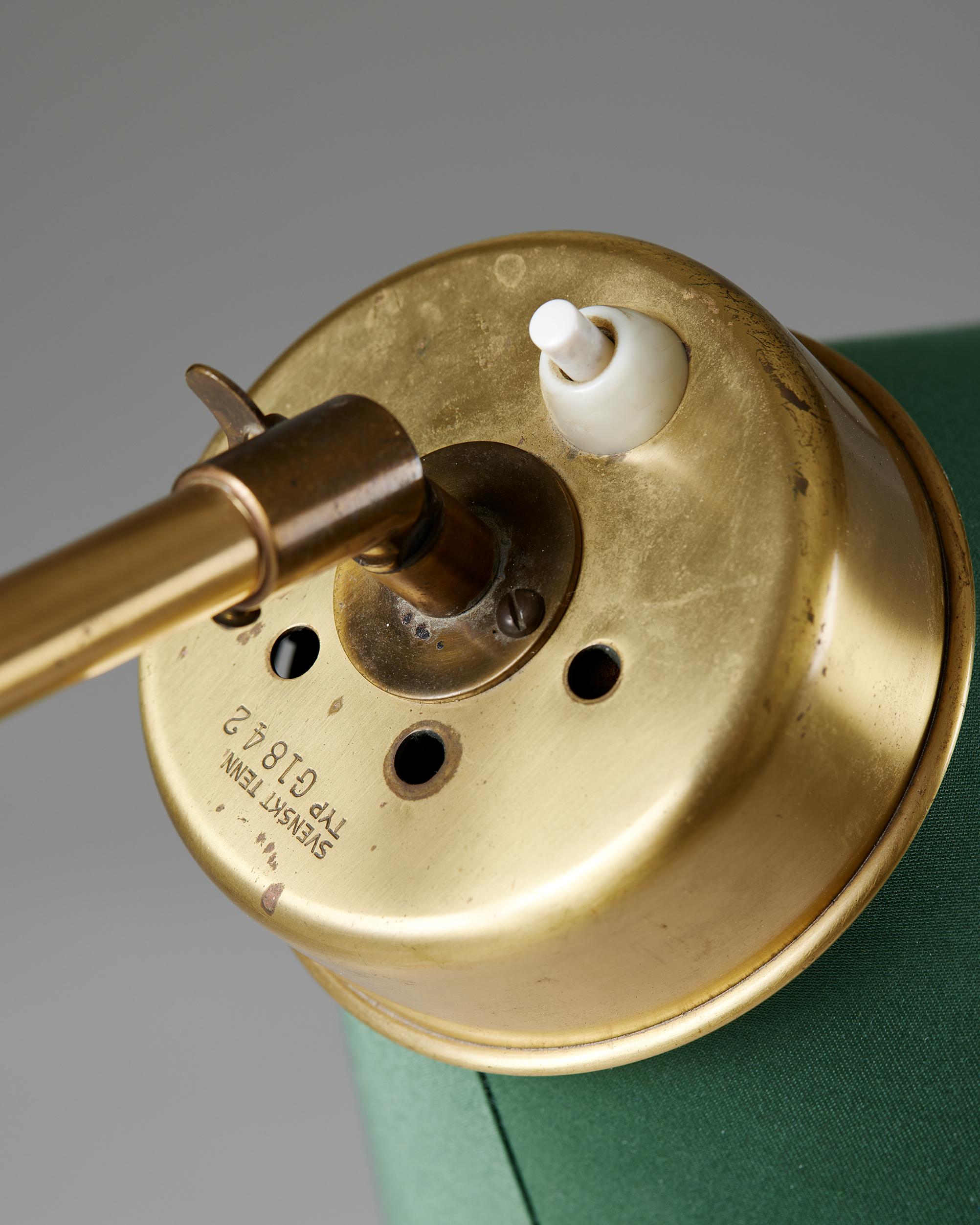 Stehlampe Modell 1842, entworfen von Josef Frank für Svenskt Tenn, Schweden, 1932 (20. Jahrhundert) im Angebot