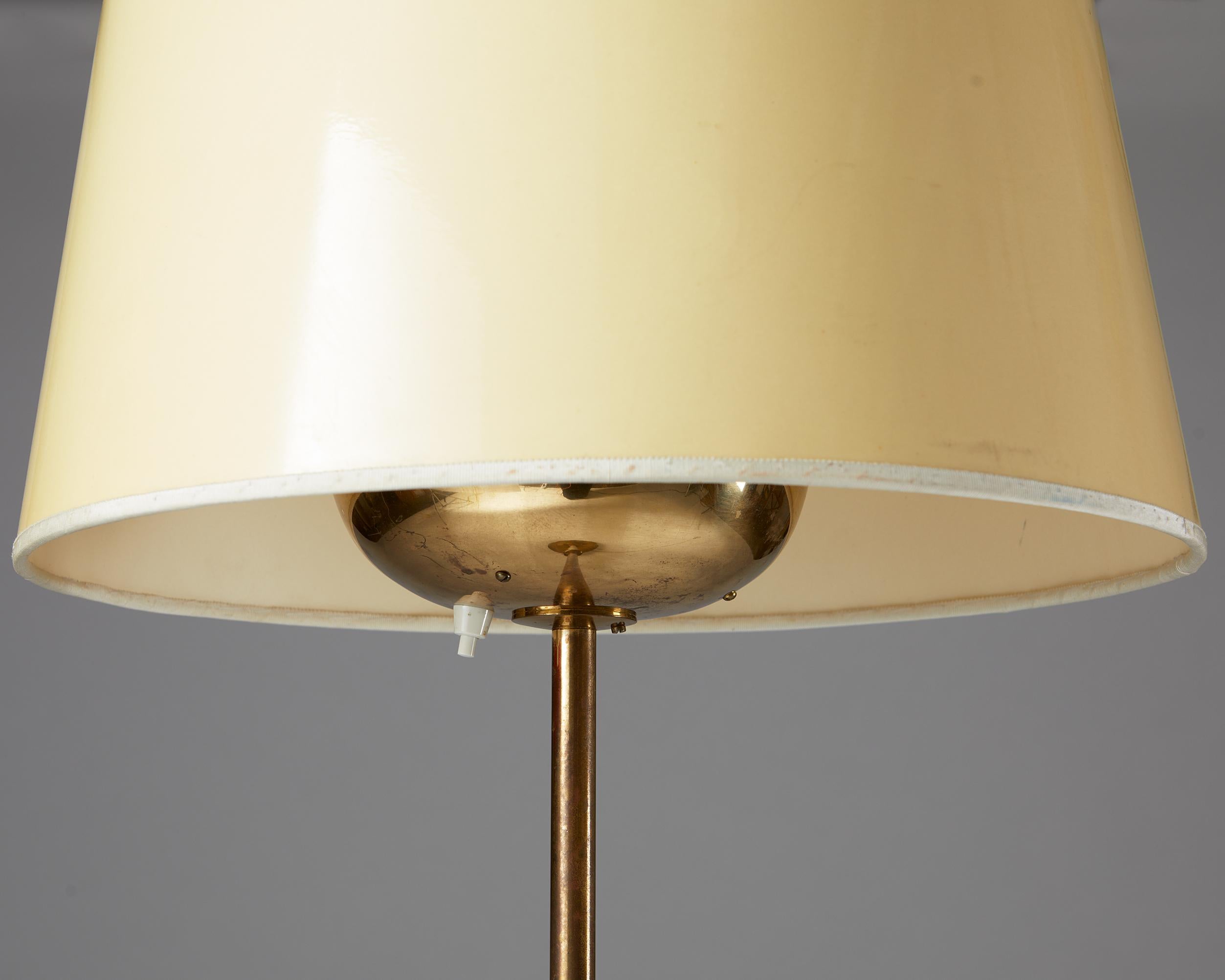 Swedish Floor Lamp Model 2564 Designed by Josef Frank for Svenskt Tenn, Sweden, 1950s For Sale