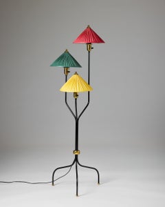 Floor lamp model 2599 'China hat' Designed by Josef Frank for Svenskt Tenn