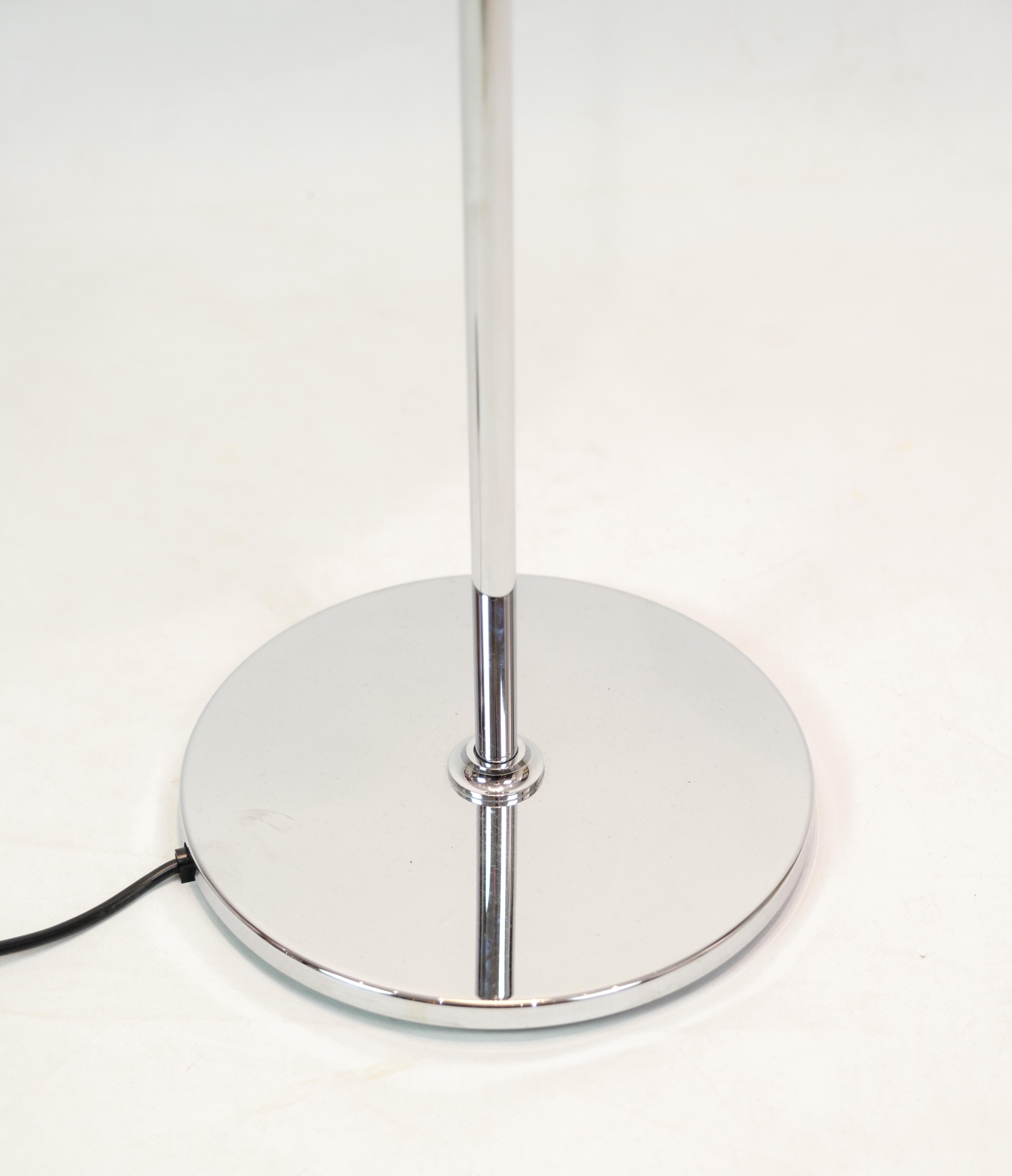 Floor Lamp Model 3½-2½ In Chrome By Poul Henningsen For Louis Poulsen From 1980s For Sale 1