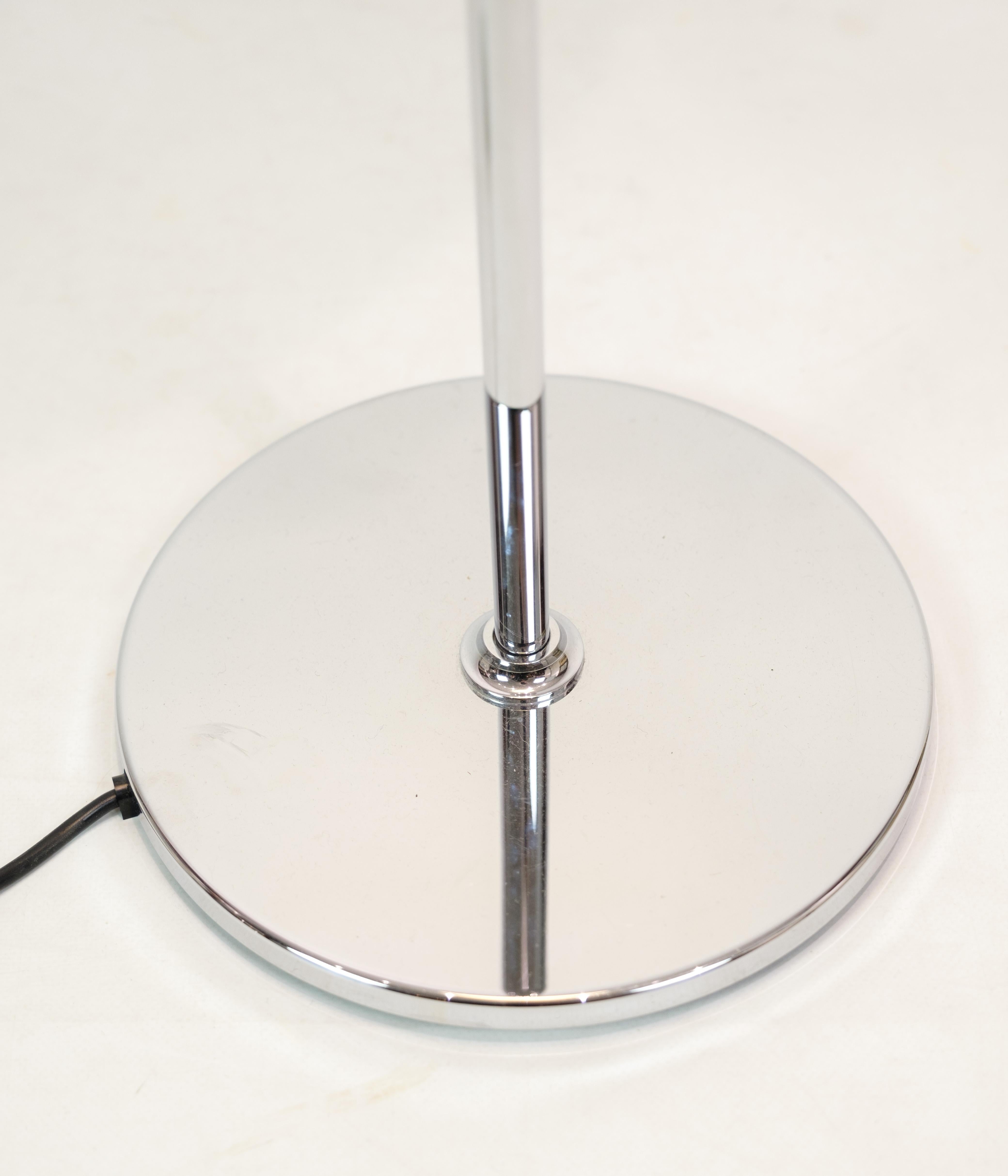 Floor Lamp Model 3½-2½ In Chrome By Poul Henningsen For Louis Poulsen From 1980s For Sale 2