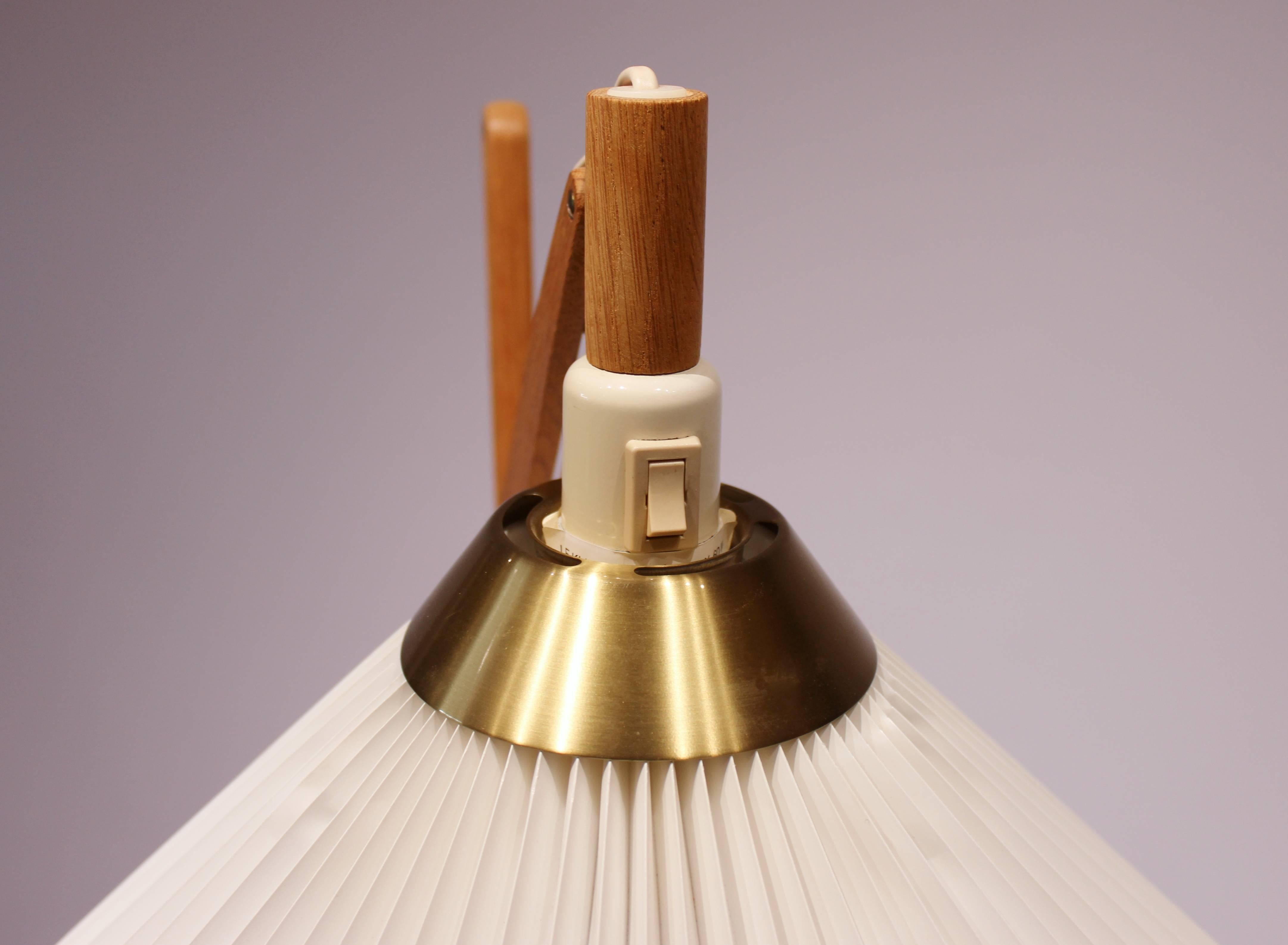 Floor Lamp, Model 325 in Oak Designed by Vilhelm Wohlert for Le Klint, 1960s 4