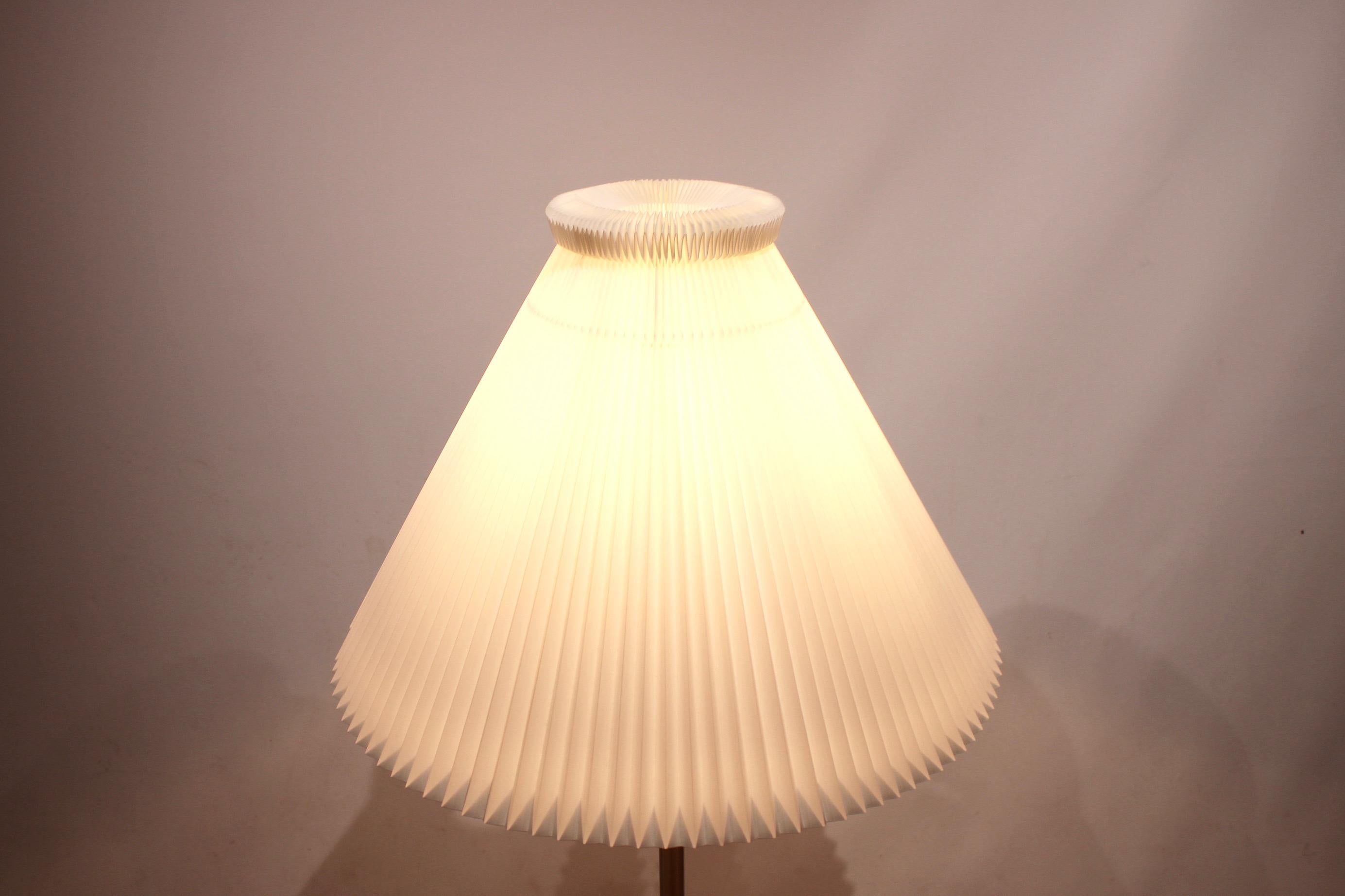 Danish Floor Lamp, Model 339, Designed by Aage Petersen for Le Klint. 