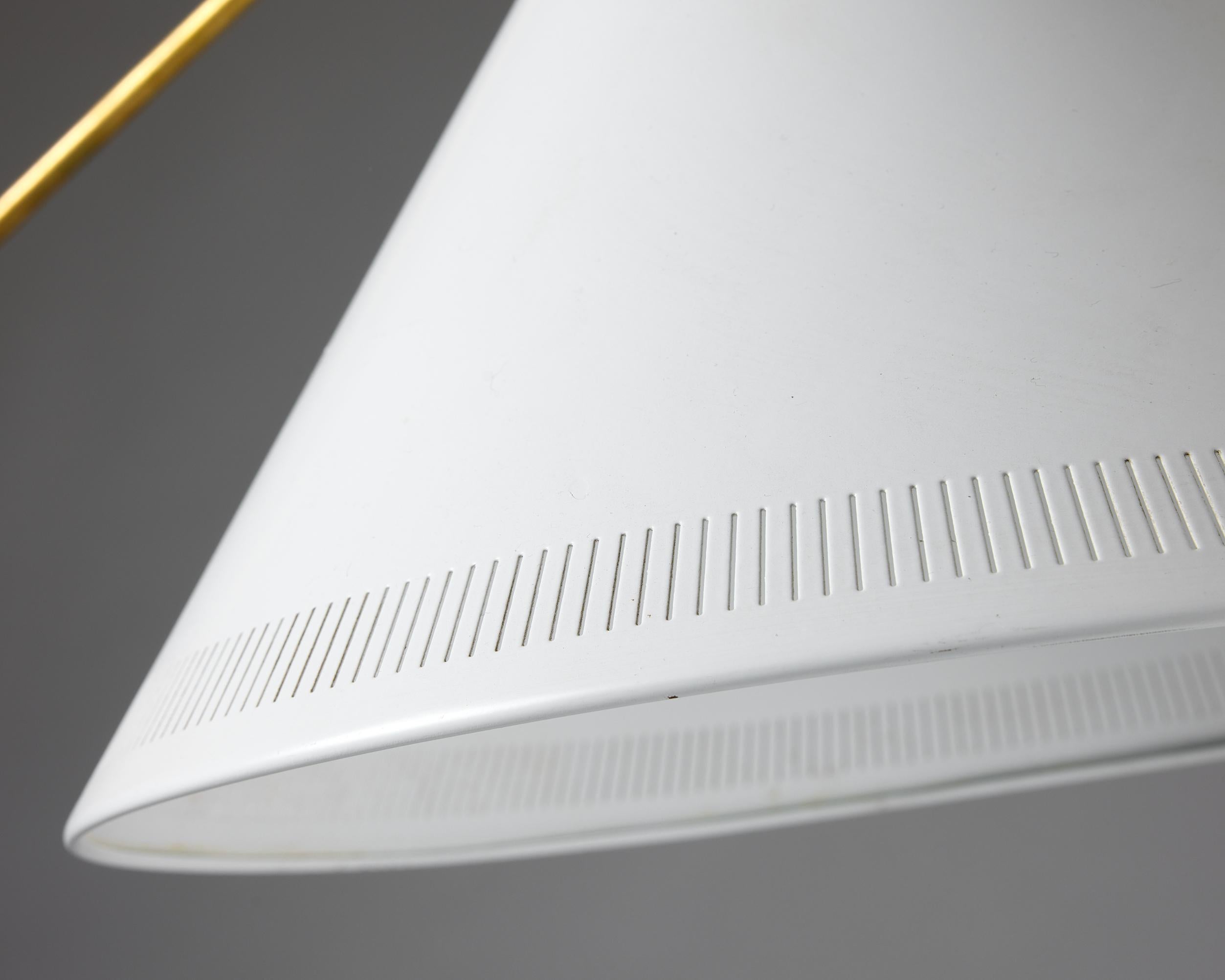 Lampadaire modèle 376 Am designs by TH. A Valentin pour Poul Dinesen Danemark, années 1960 Bon état - En vente à Stockholm, SE