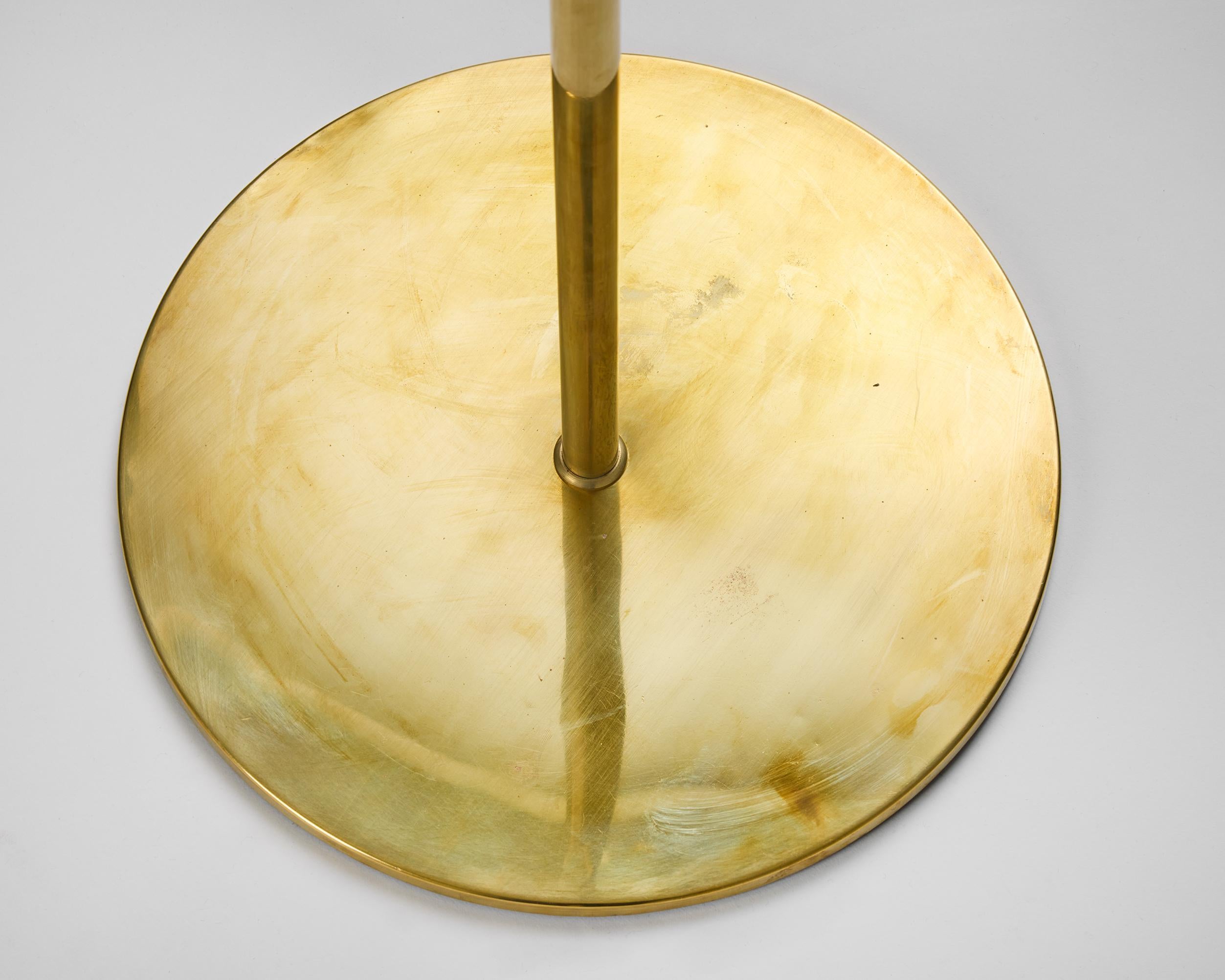 Métal Lampadaire modèle 376 Am designs by TH. A Valentin pour Poul Dinesen Danemark, années 1960 en vente