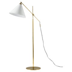 Lampadaire modèle 376 Am designs by TH. A Valentin pour Poul Dinesen Danemark, années 1960