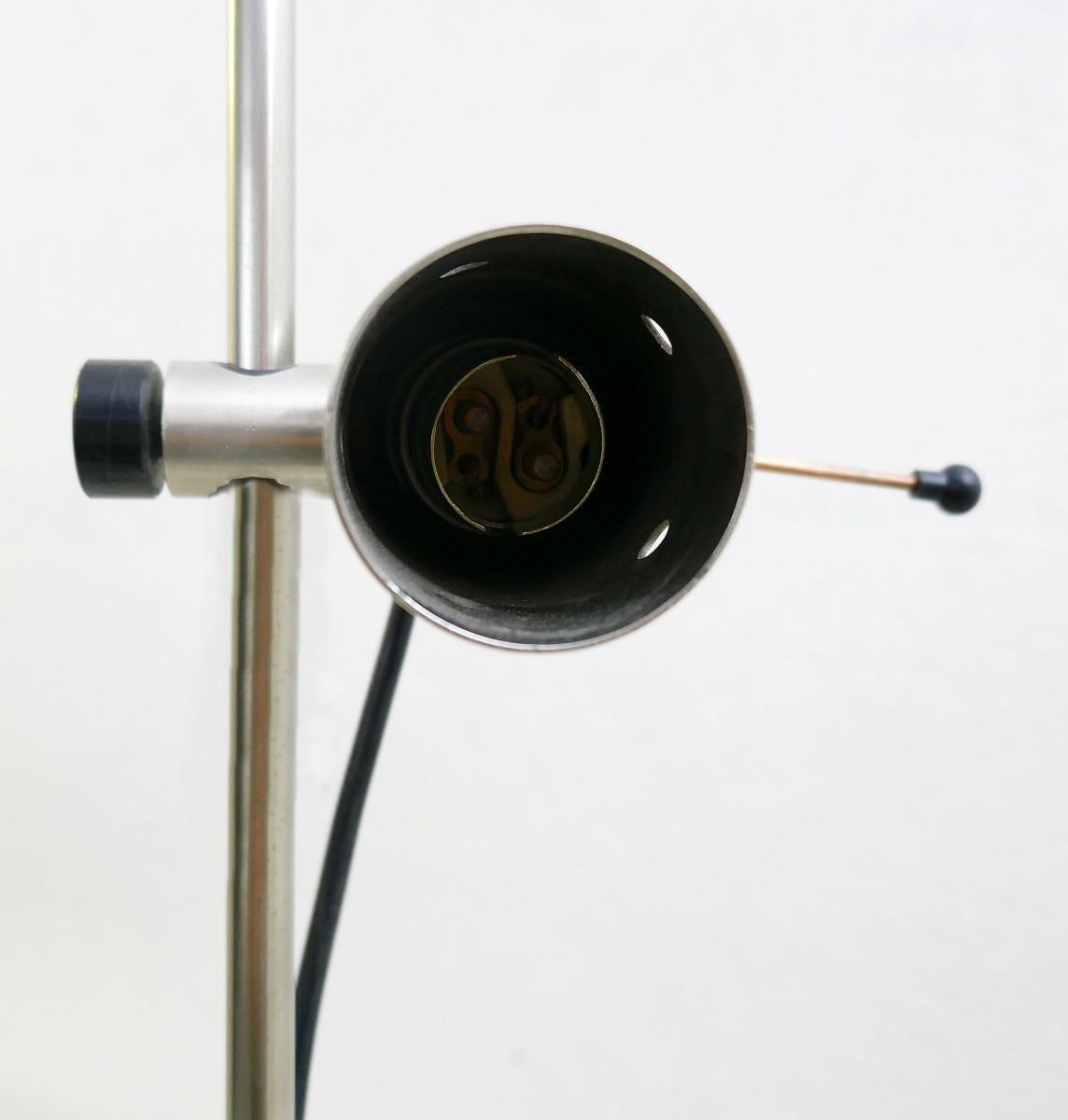 Mid-Century Modern Floor Lamp, Model 387 Designed by Tito Agnoli for O'luce, 1954