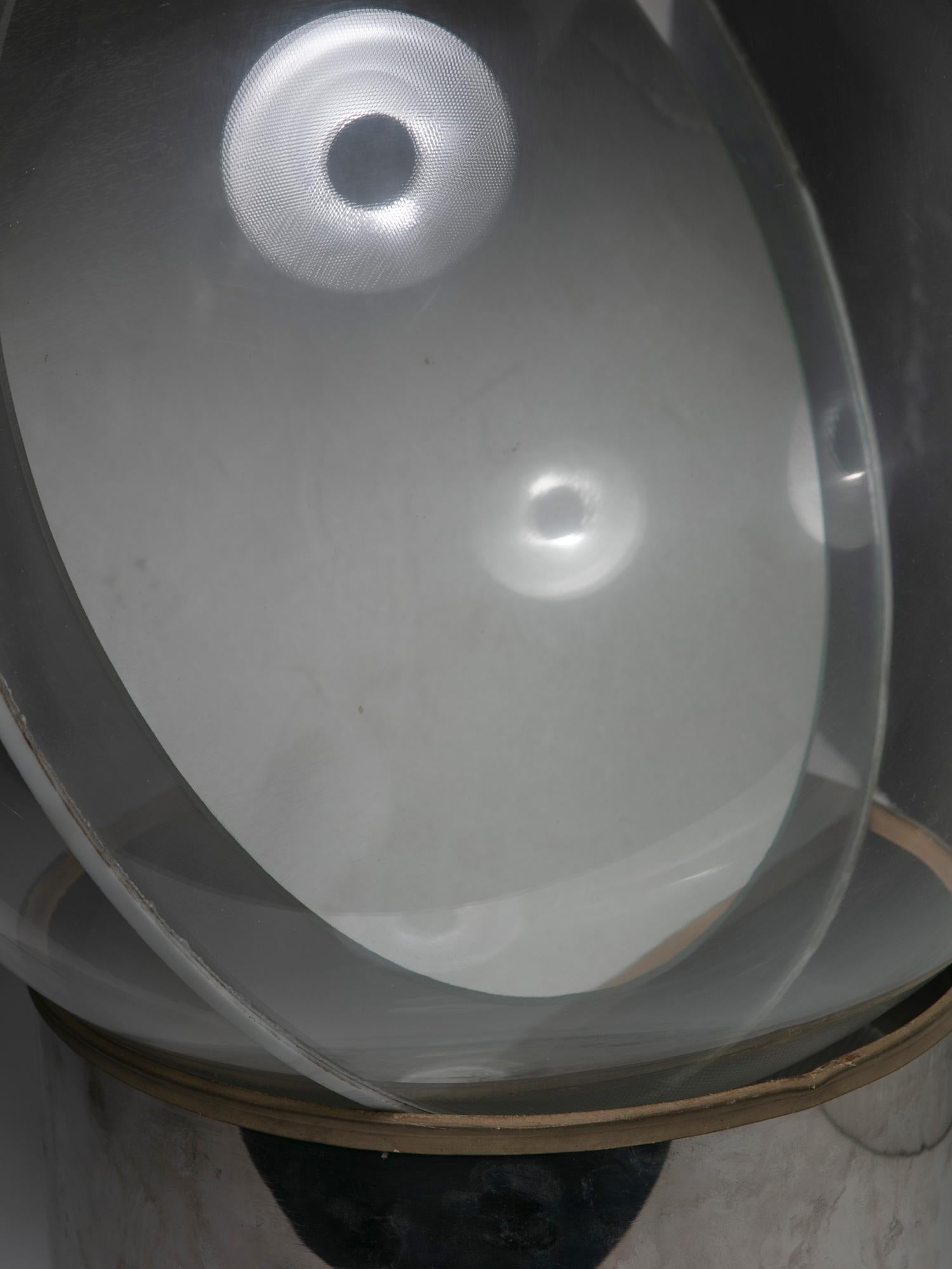 Stainless Steel Floor Lamp Model 4043 by Filippo Panseca for Kartell