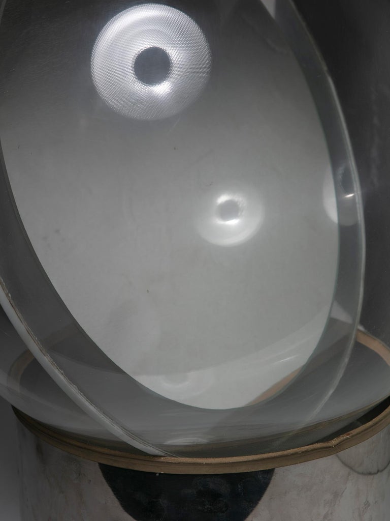 Stainless Steel Floor Lamp Model 4043 by Filippo Panseca for Kartell For Sale