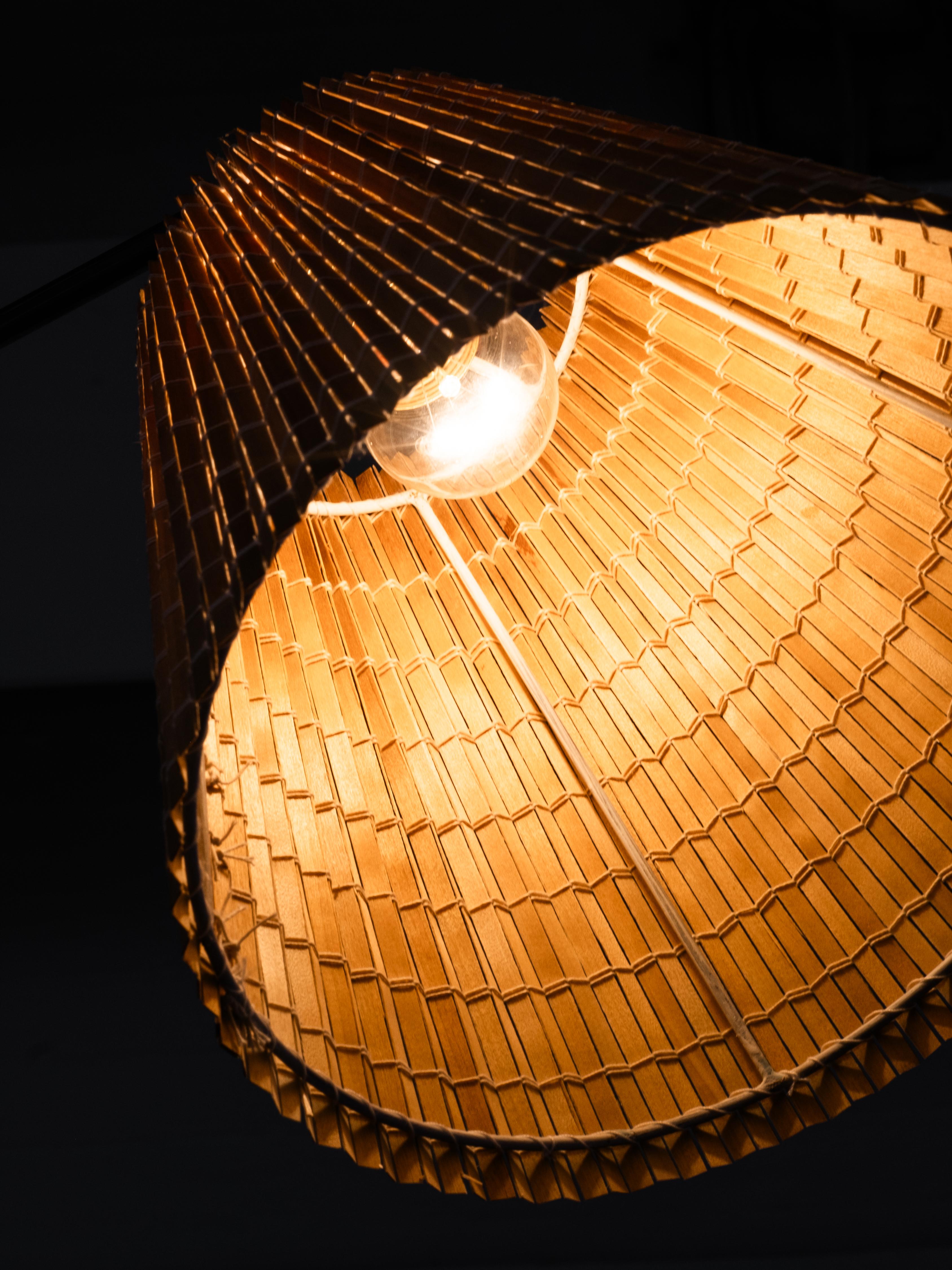 Lámpara de pie Modelo 60442 de Idman Oy, Finlandia, década de 1940 en venta 10