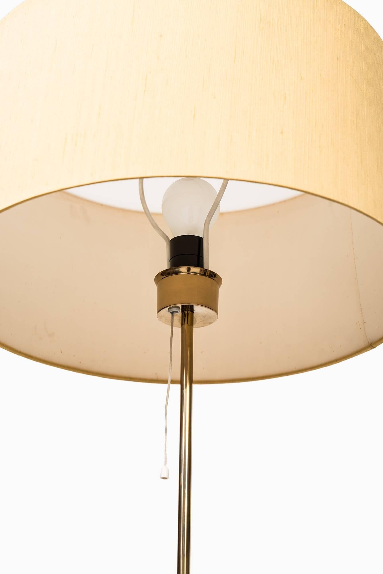 Scandinavian Modern Floor Lamp Model G-024 in Brass by Bergboms in Sweden For Sale