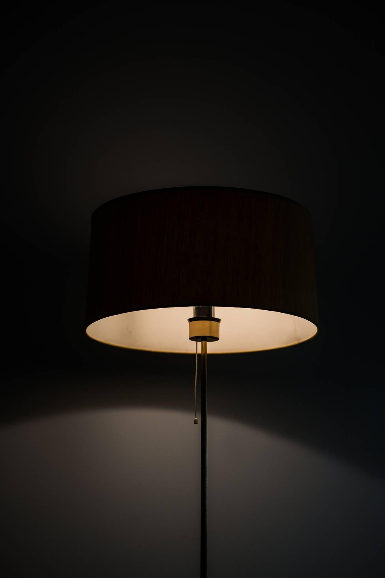 Floor Lamp Model G-024 in Brass by Bergboms in Sweden For Sale 1