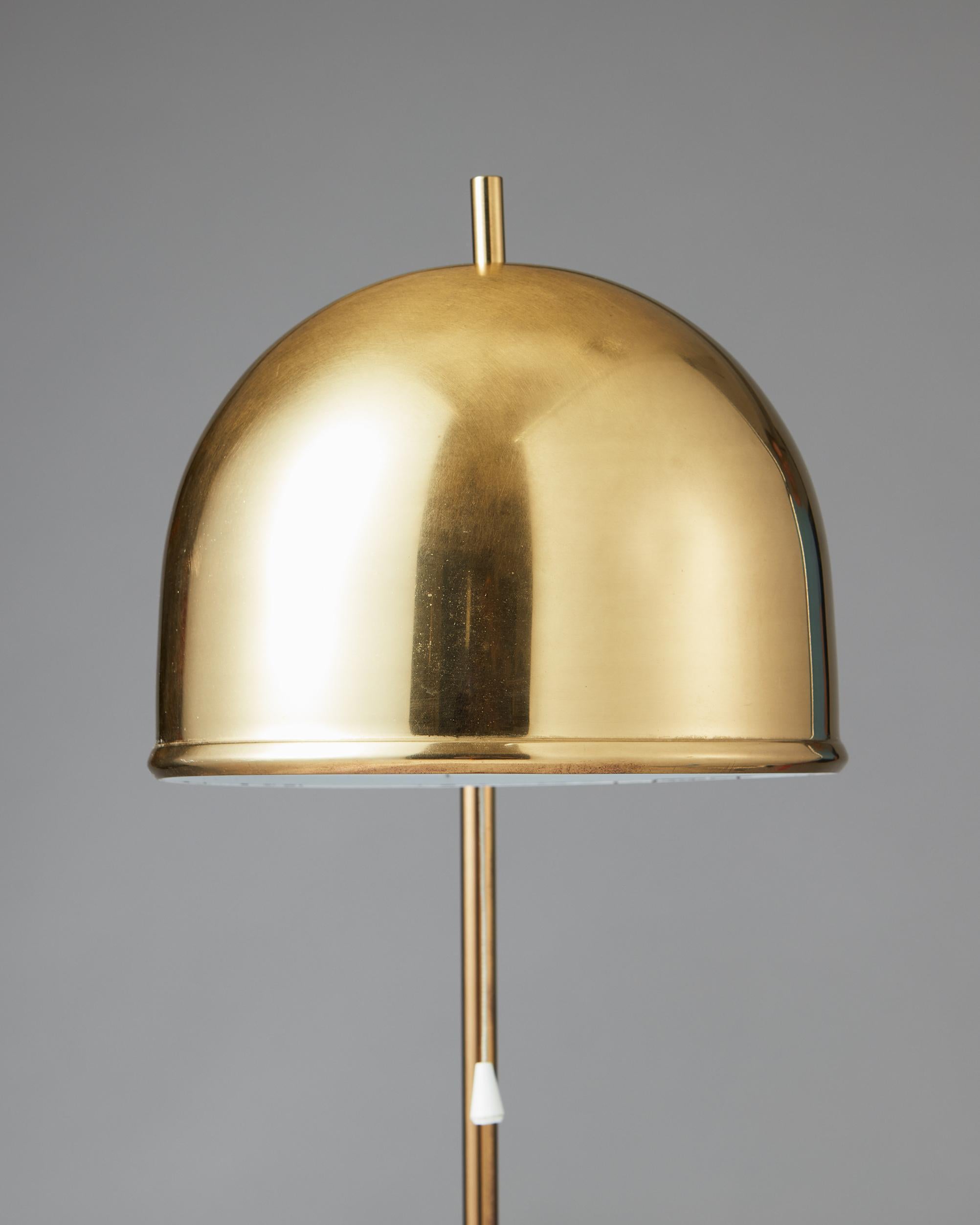 Mid-Century Modern Floor Lamp Model G-075 Designed by Eje Ahlgren for Bergboms, Sweden, 1960’s