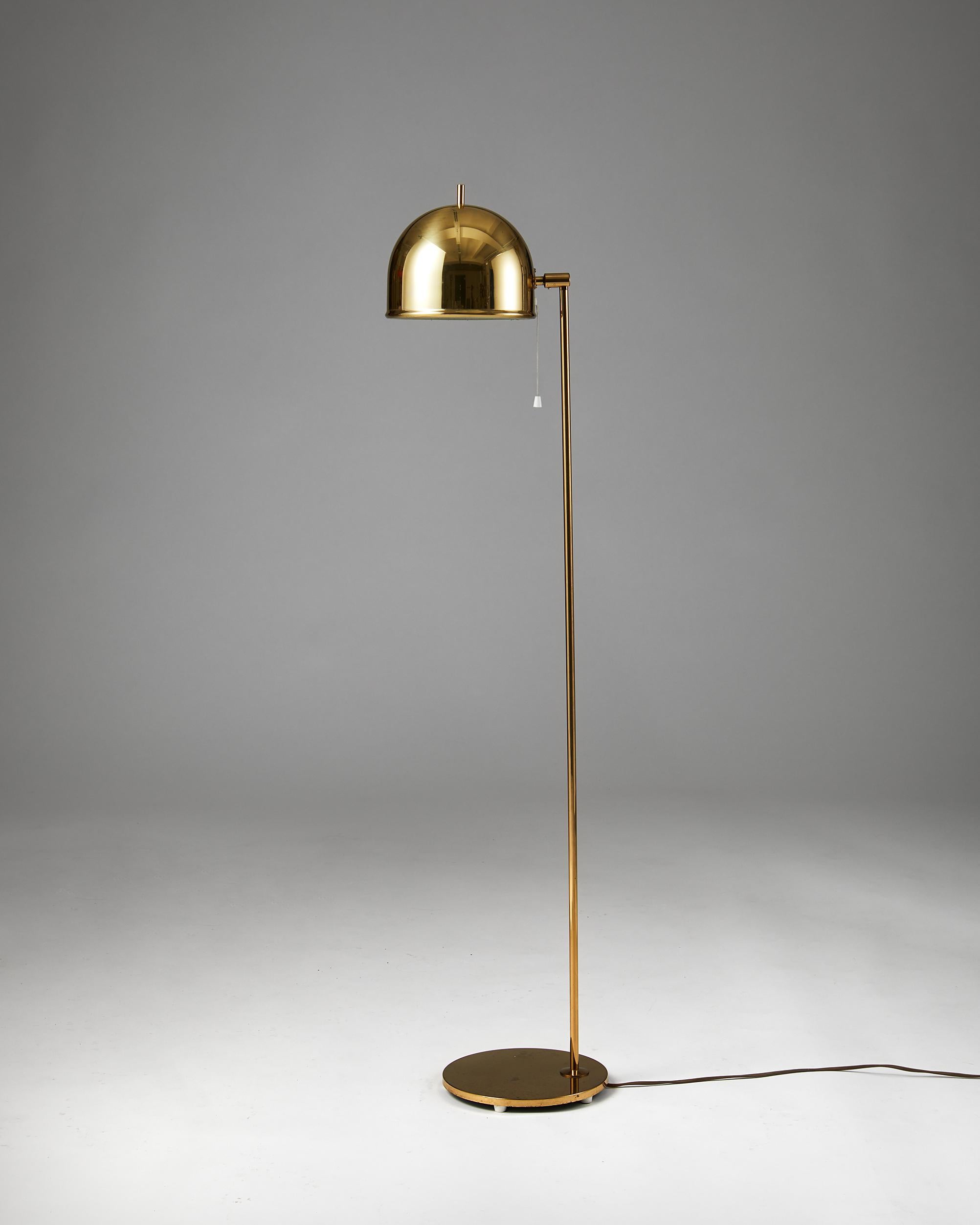 Mid-Century Modern Floor Lamp Model G-075 Designed by Eje Ahlgren for Bergboms, Sweden, 1960's