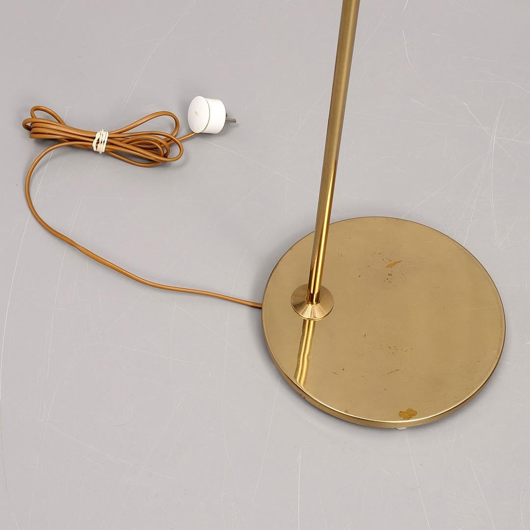 Scandinavian Modern Swedish Modern Eje Ahlgren Brass Floor Lamp by Bergboms, 1960's For Sale