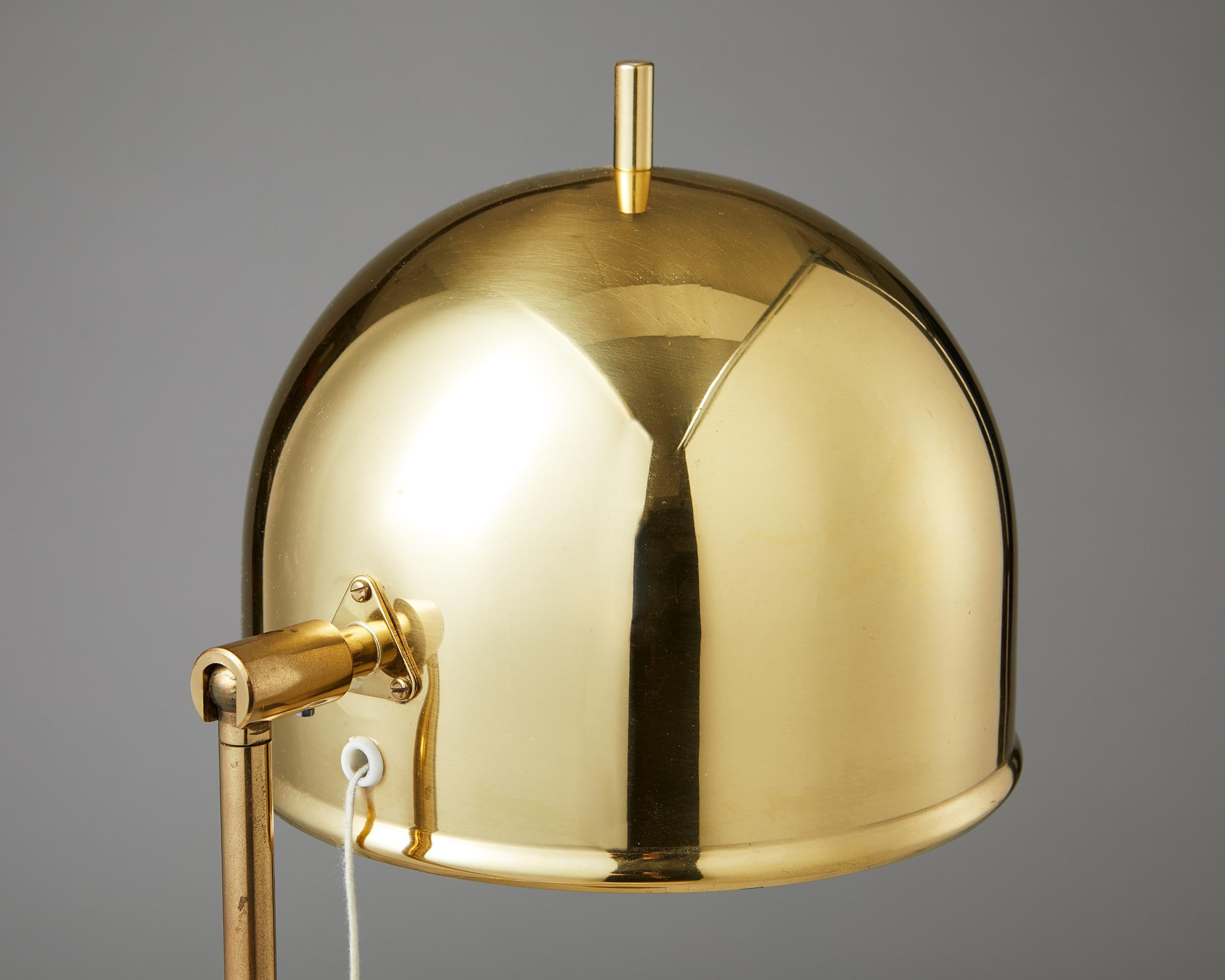 Swedish Floor Lamp Model G-075 Designed by Eje Ahlgren for Bergboms, Sweden, 1960's