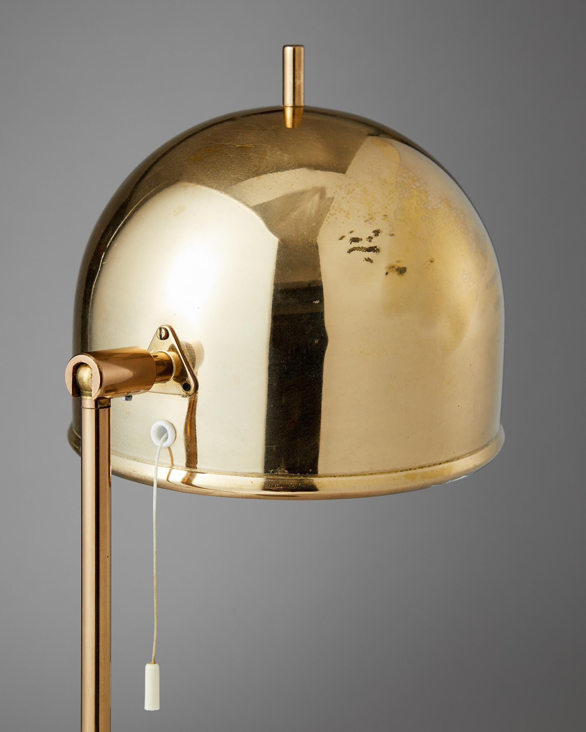 Floor Lamp Model G-075 Designed by Eje Ahlgren for Bergboms, Sweden, 1960s In Good Condition For Sale In Stockholm, SE