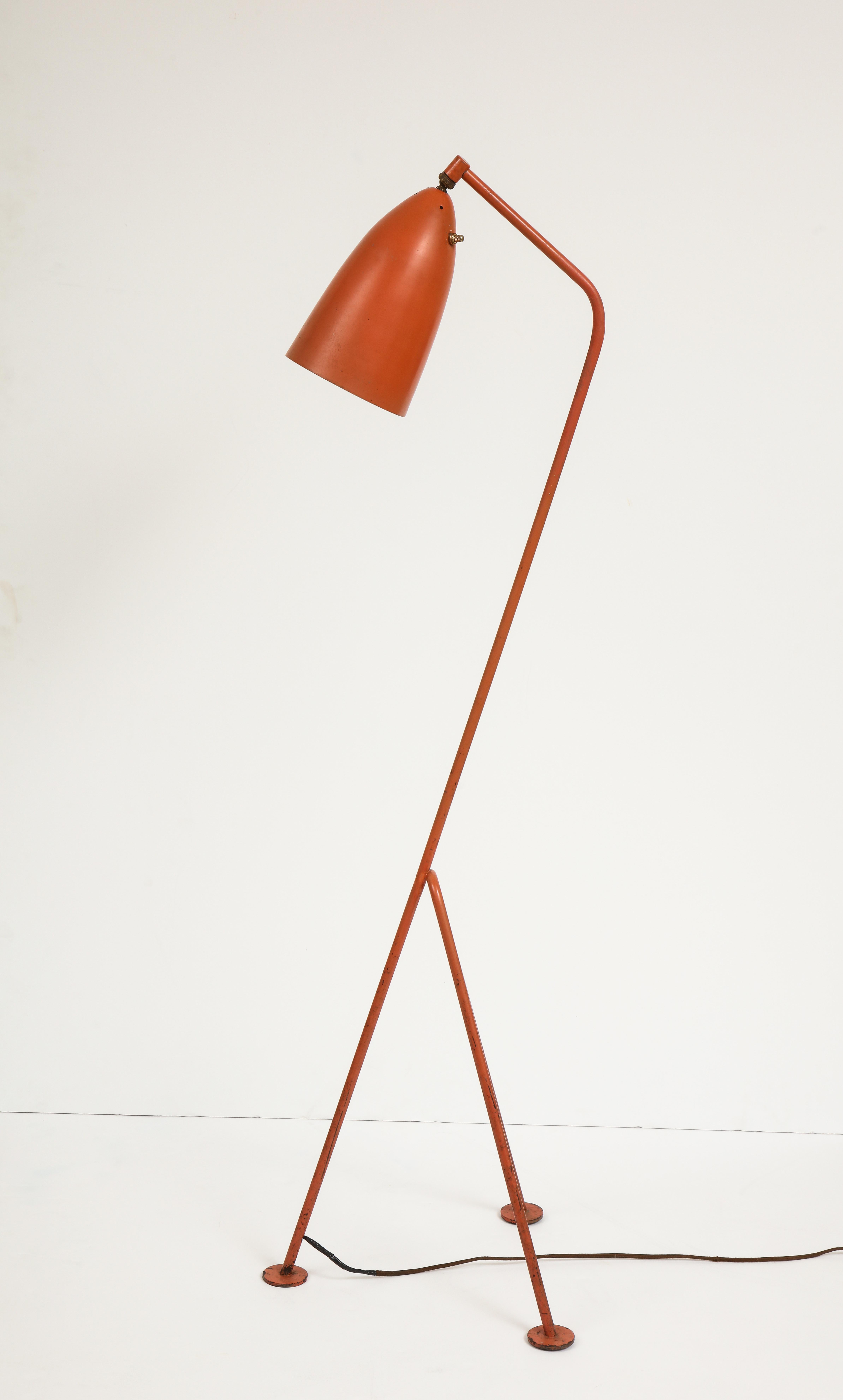 Swedish Floor Lamp, Model Grasshopper, Designed by Greta Magnusson Grossman