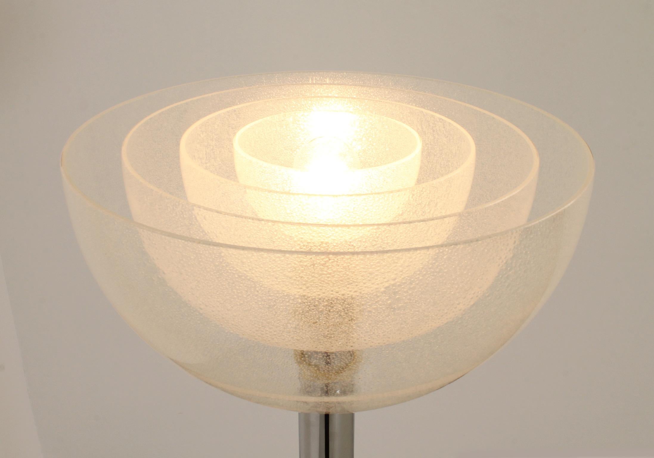 Floor Lamp Model LT 338 by Carlo Nason for Mazzega, Italy, 1967 For Sale 4