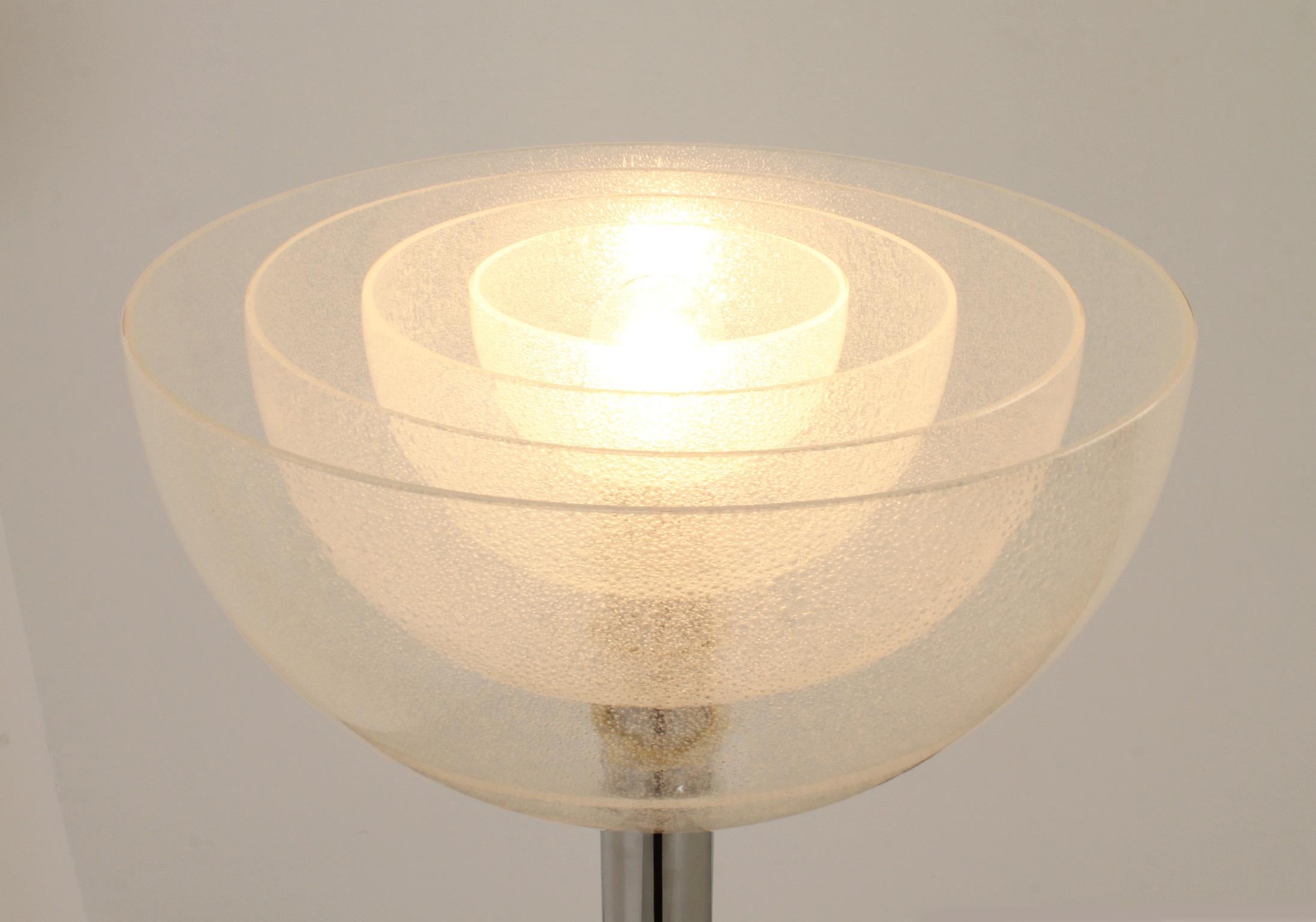 Lampadaire LT 338 de Carlo Nason pour Mazzega, Italie, 1967 en vente 4