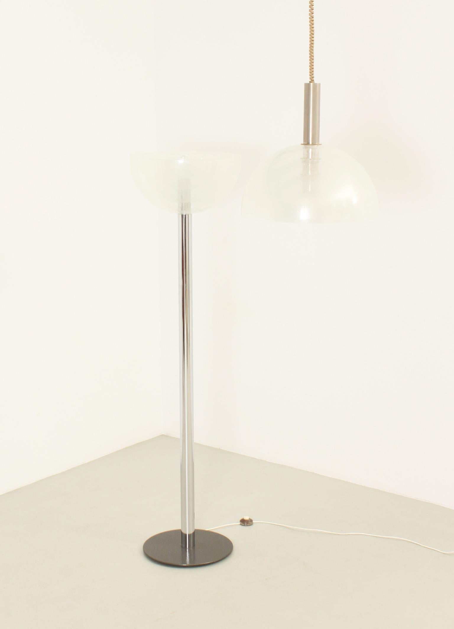 Floor Lamp Model LT 338 by Carlo Nason for Mazzega, Italy, 1967 For Sale 6