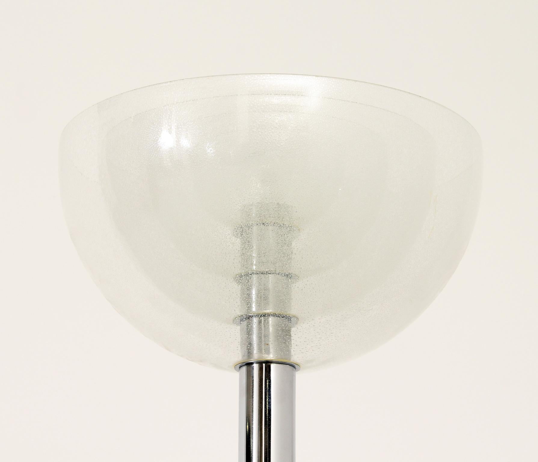 Mid-20th Century Floor Lamp Model LT 338 by Carlo Nason for Mazzega, Italy, 1967 For Sale